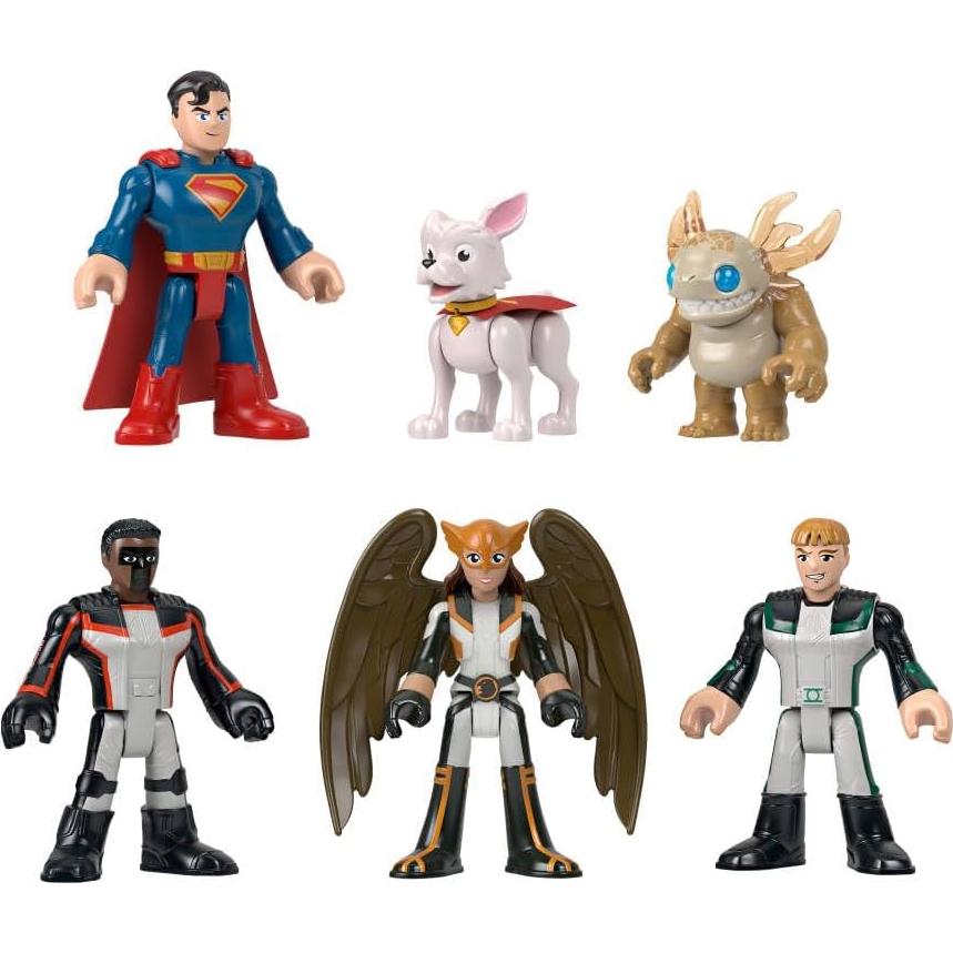 Fisher-Price Imaginext Multipack de Figuras de Superman 6 Piezas