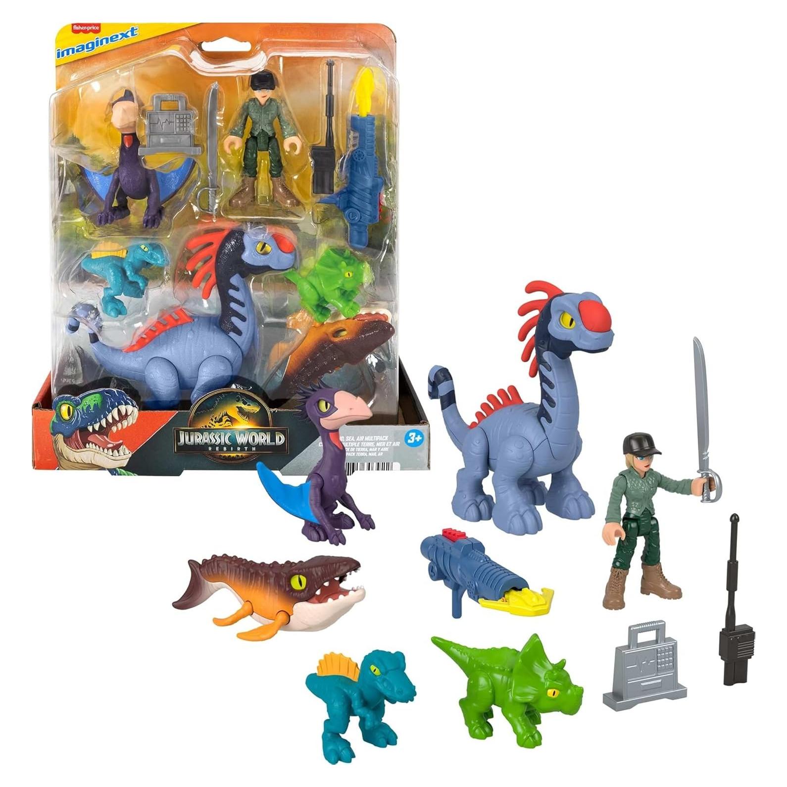 Juego de figuras de acción Fisher-Price Imaginext Jurassic World