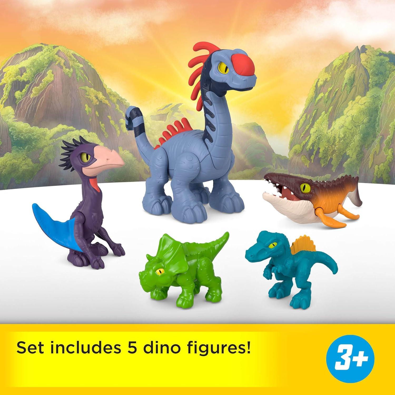 Juego de figuras de acción Fisher-Price Imaginext Jurassic World