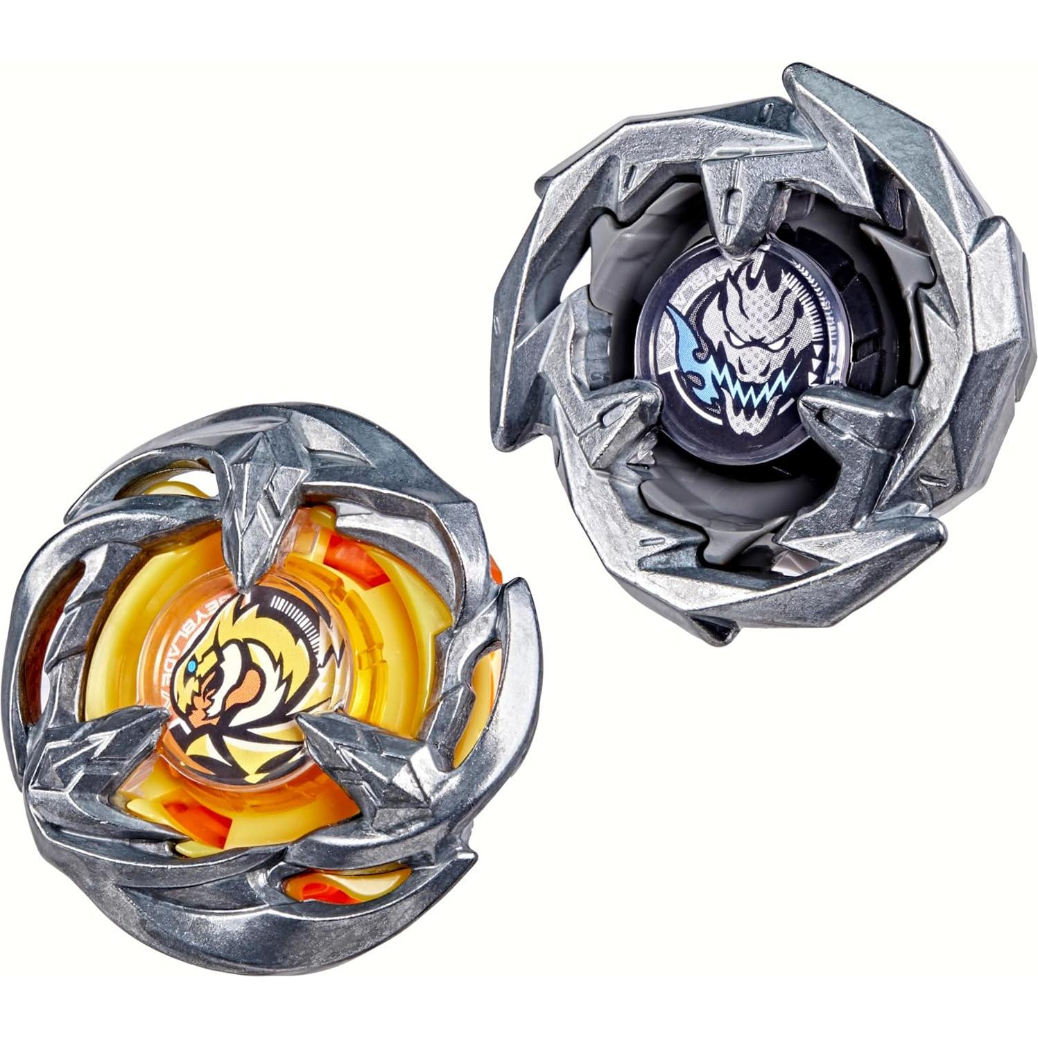 Set Doble Beyblade X Gale Wyvern 3-60T y Sword Dran 3-80B
