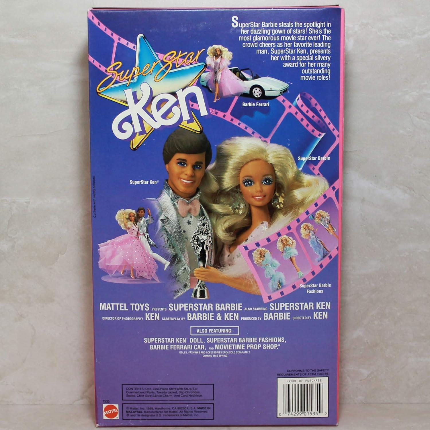 Muñeco Ken Super Star 1988 Mattel Vintage Coleccionable