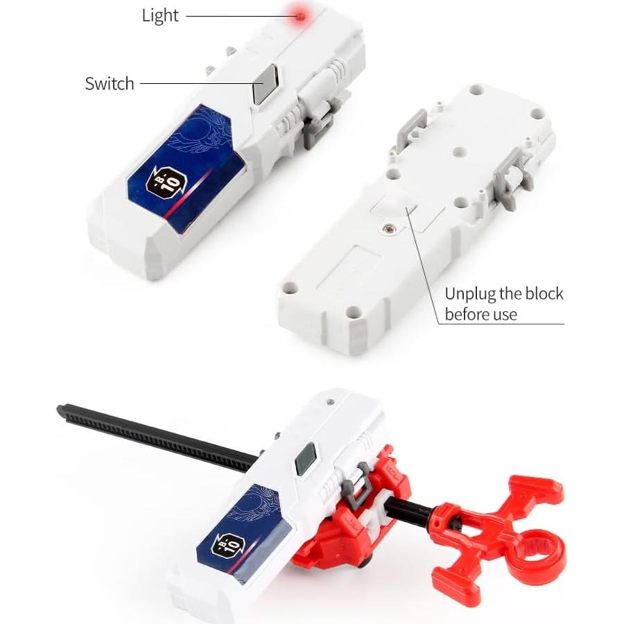 Juego de Peonzas de Combate Tabitgs con 12 Gyros y 2 Lanzadores