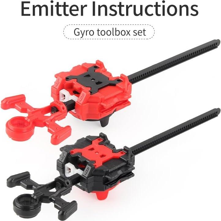 Juego de Peonzas de Combate Tabitgs con 12 Gyros y 2 Lanzadores