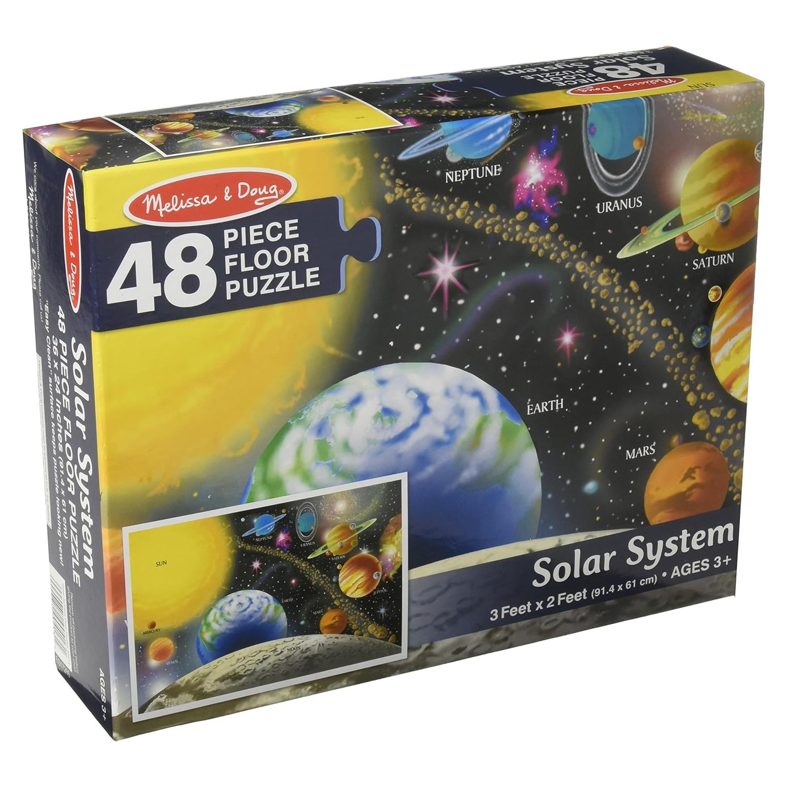 Rompecabezas de Suelo Melissa & Doug Sistema Solar 6 Piezas