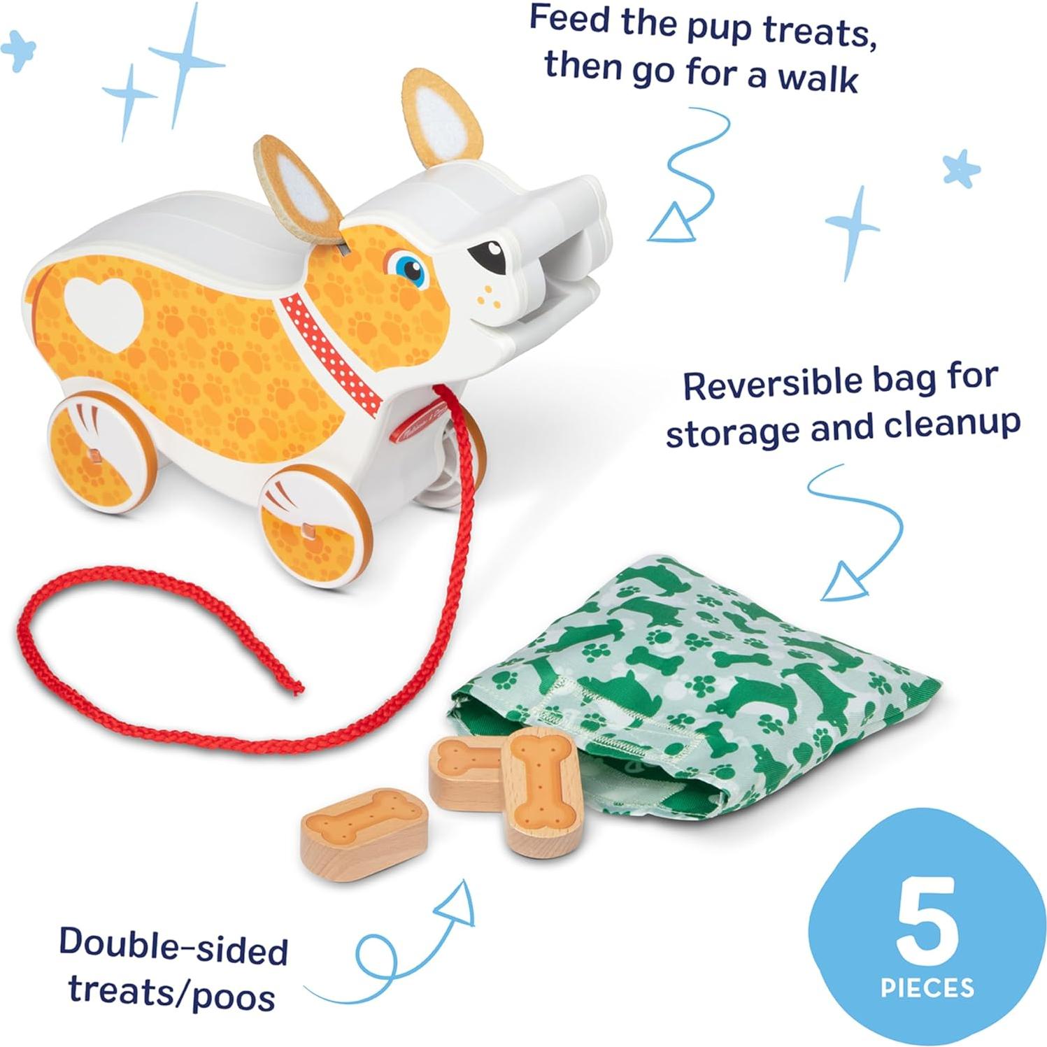 Juguete de Arrastre de Madera Melissa & Doug Cachorro 2.4m