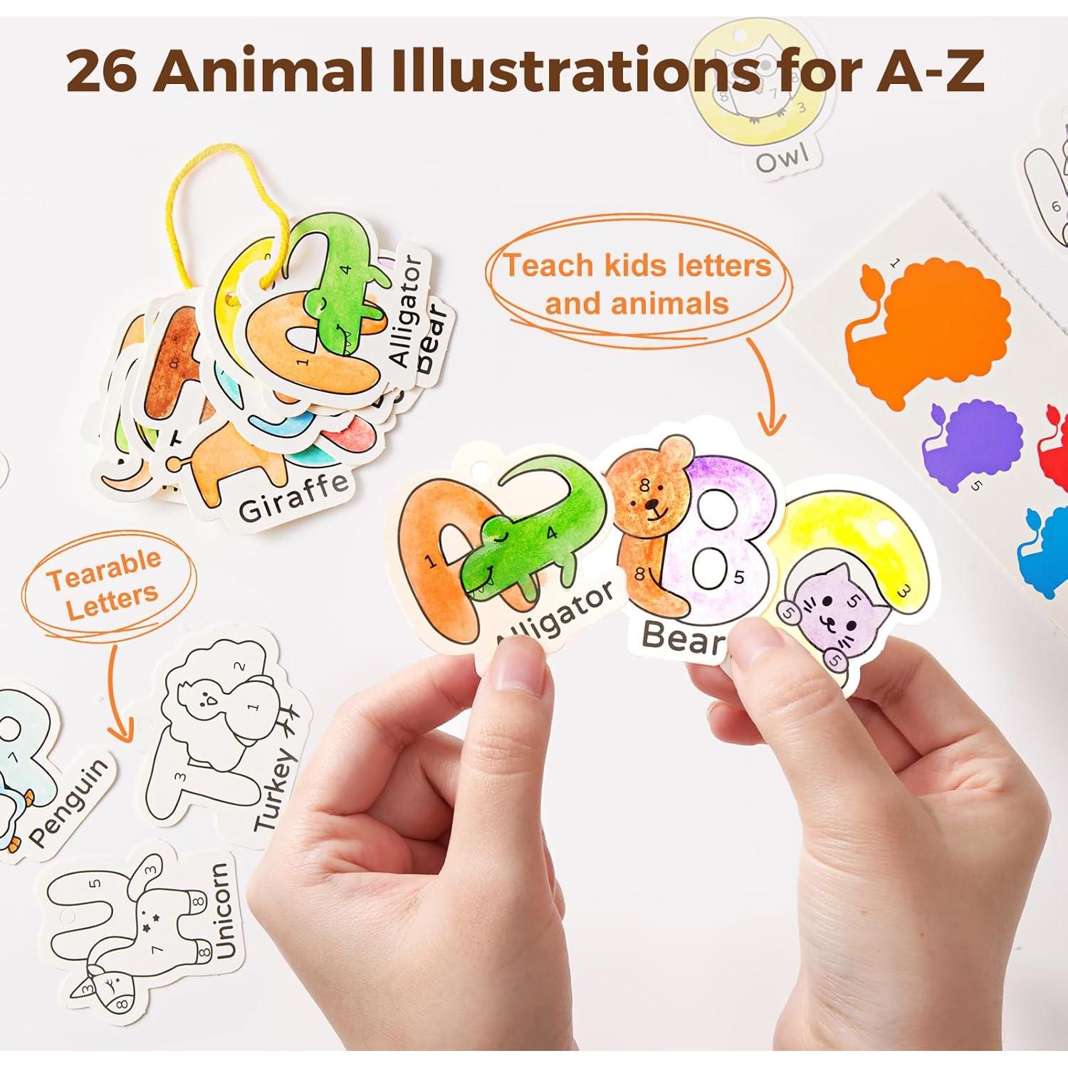 Libro de Pintura Acuarela Jar Melo para Niños 23 Páginas