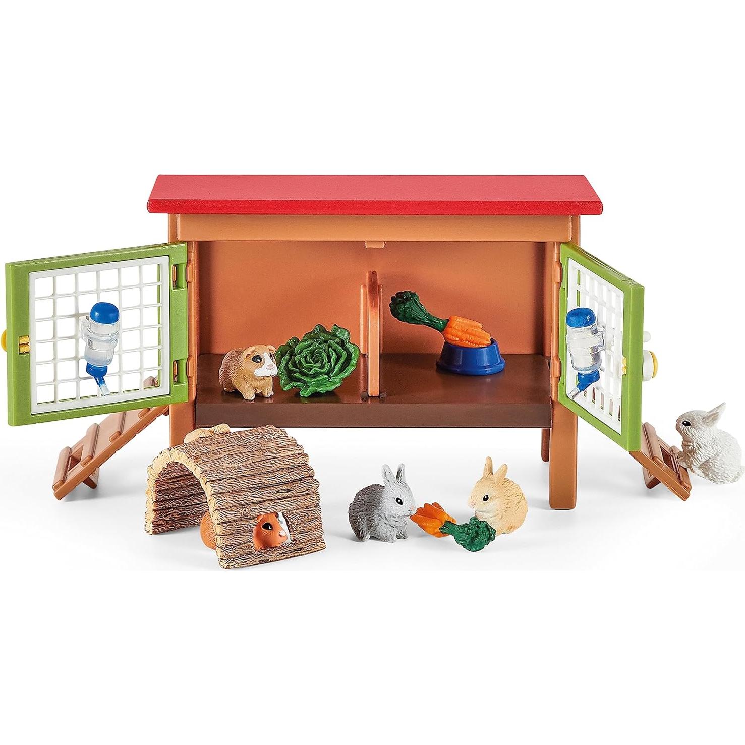 Juego de Granja Schleich 26 Piezas con Picnic y Animales