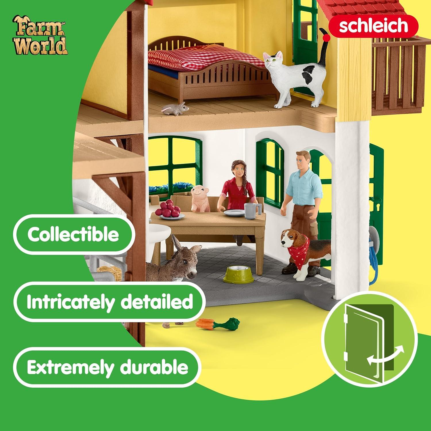Set de Juego de Granja Schleich 97 Piezas para Niños 3+