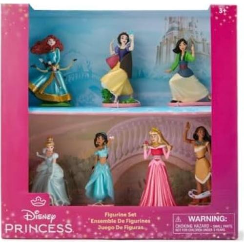 Set de Figuras de Princesas Disney - 7 Figuras en Exhibición