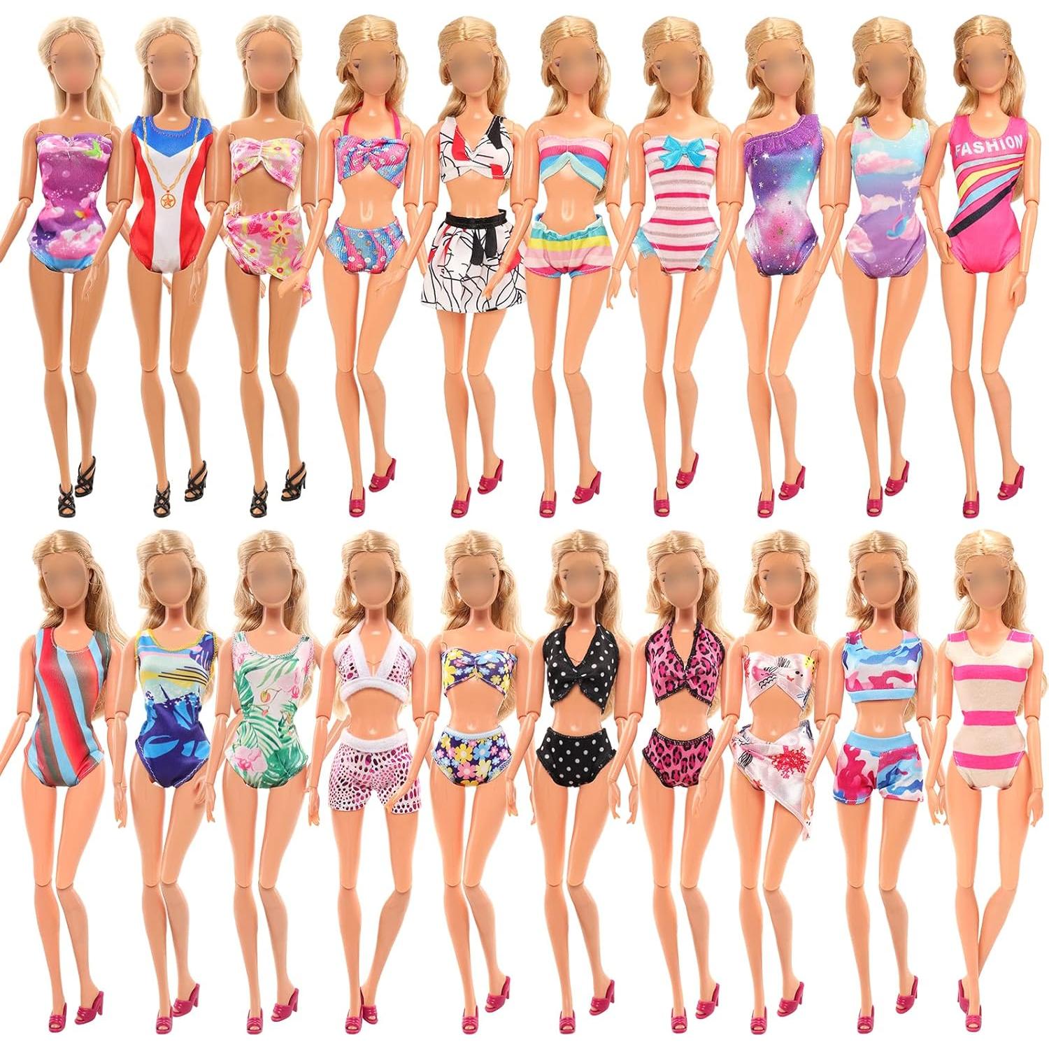 Conjuntos de Ropa para Muñecas BARWA 10 Piezas 11.5"