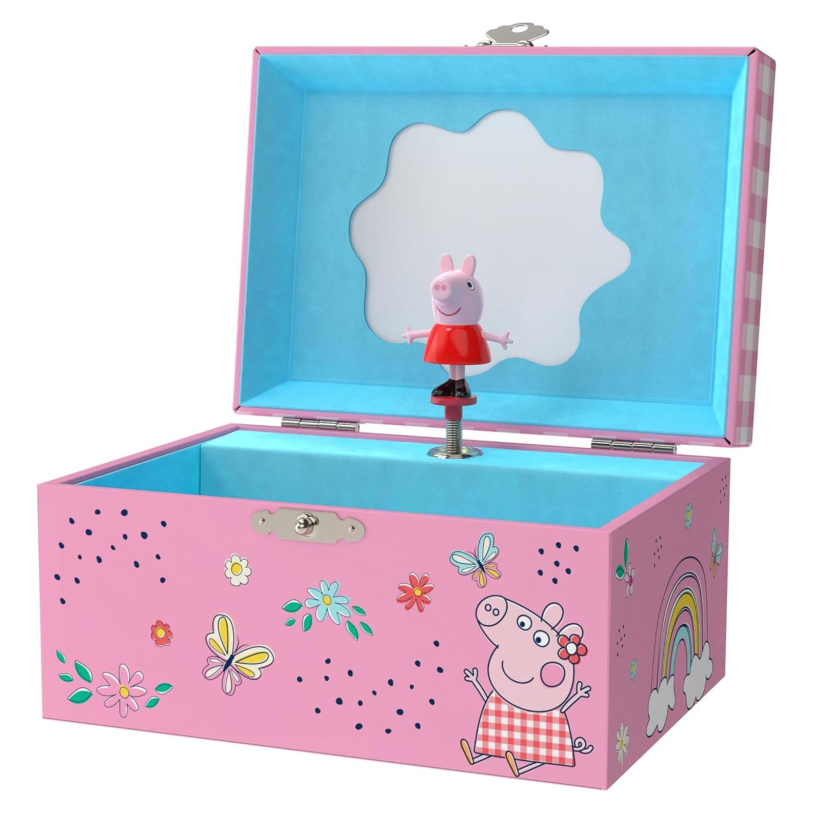 Caja de Joyería Musical Peppa Pig - 15.2x11.9x8.9 cm