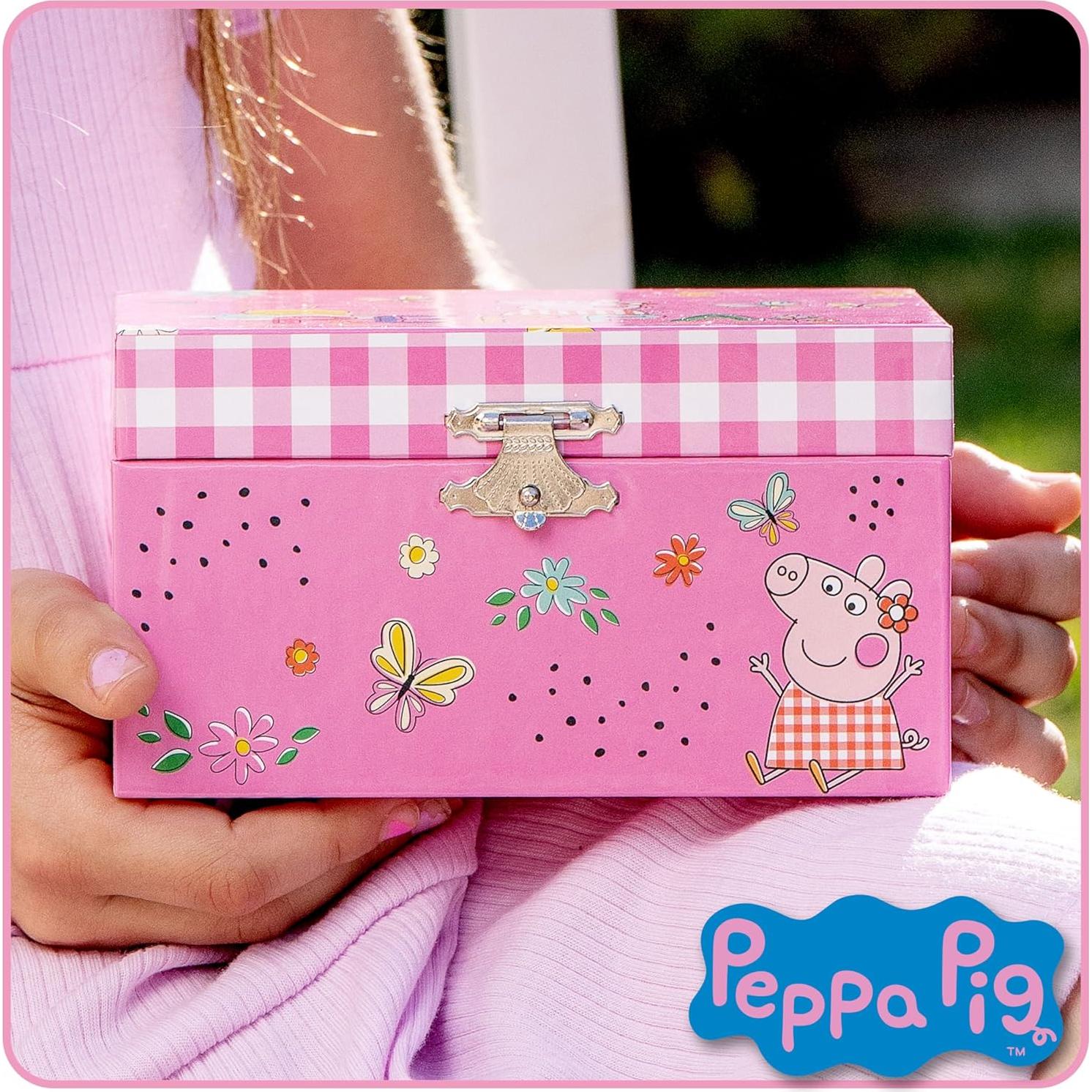 Caja de Joyería Musical Peppa Pig - 15.2x11.9x8.9 cm
