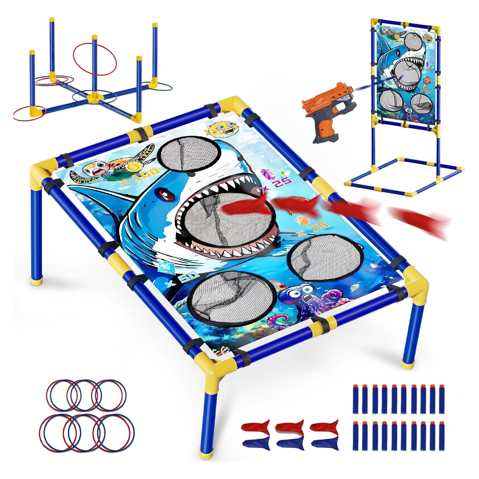 Juego de lanzamiento de bolsas de frijoles Lehoo Castle 3 en 1