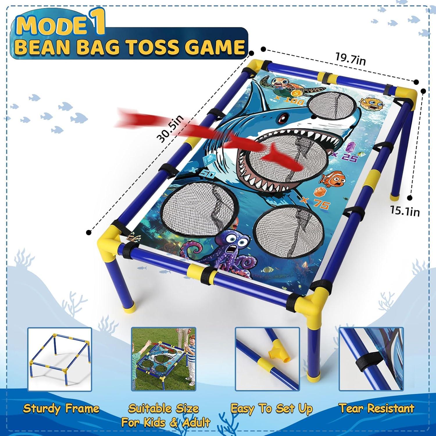 Juego de lanzamiento de bolsas de frijoles Lehoo Castle 3 en 1