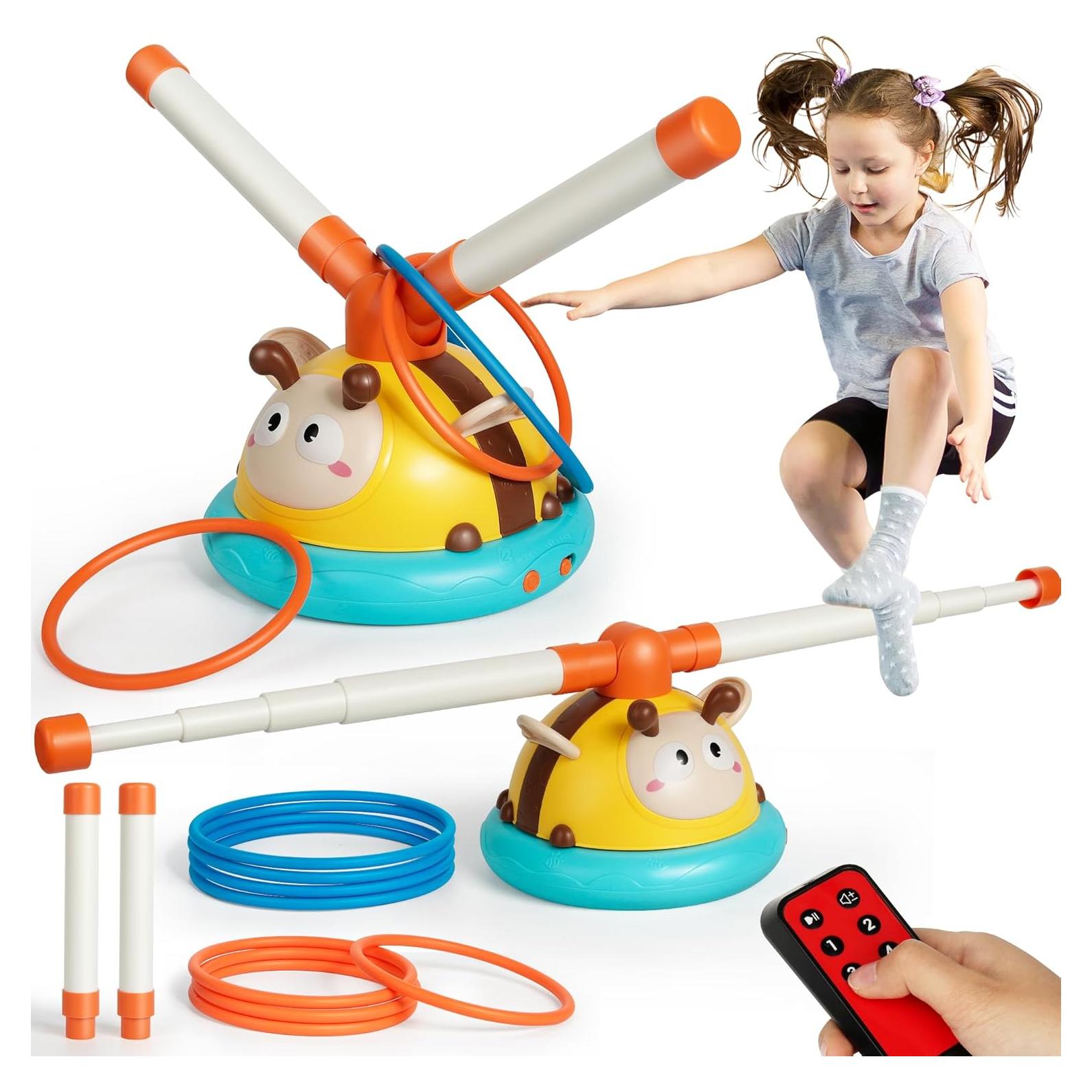 Juego de Anillos Musical 2-en-1 Billeeit para Niños 3-8 Años