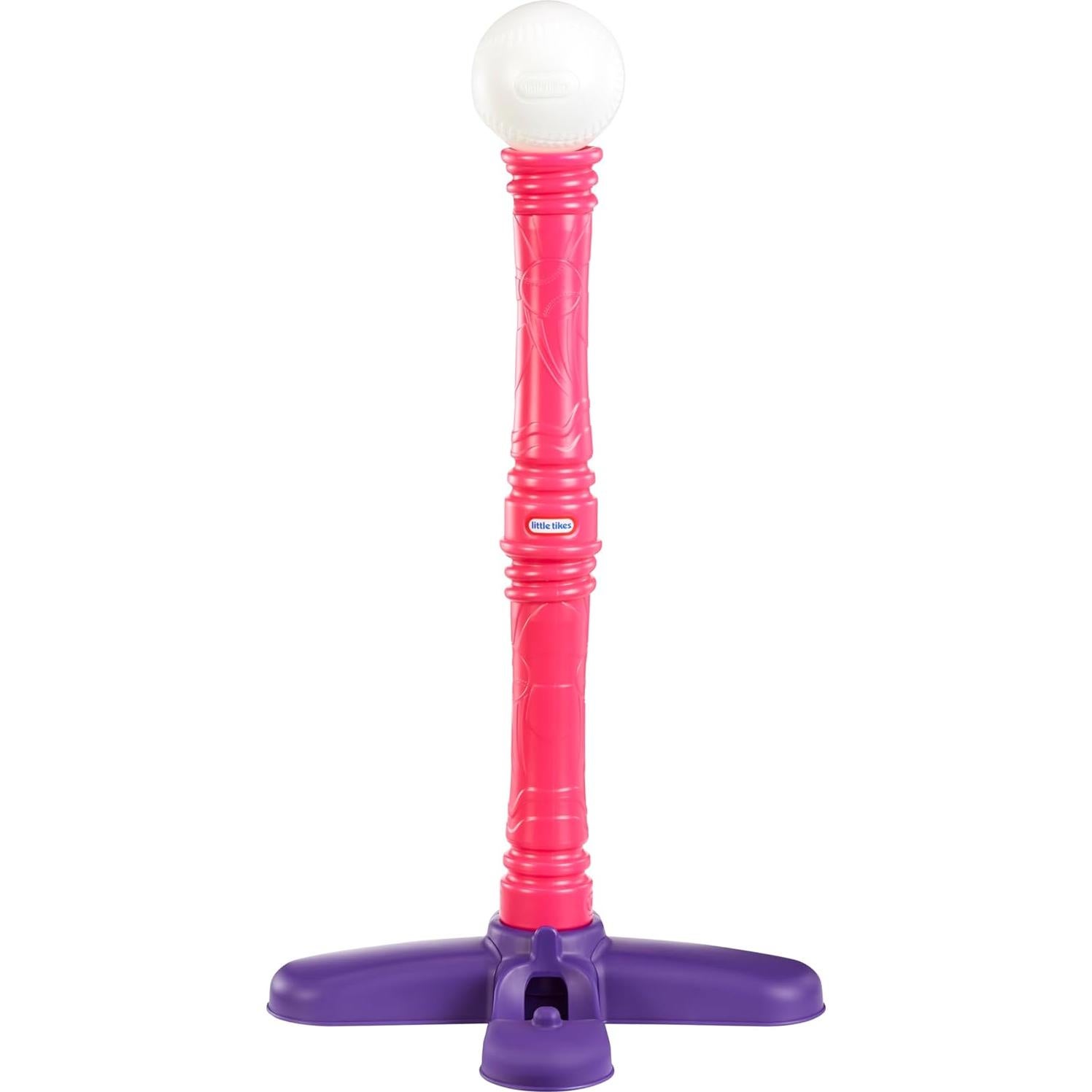 Conjunto T-Ball Little Tikes Rosa con 5 Pelotas para Niños