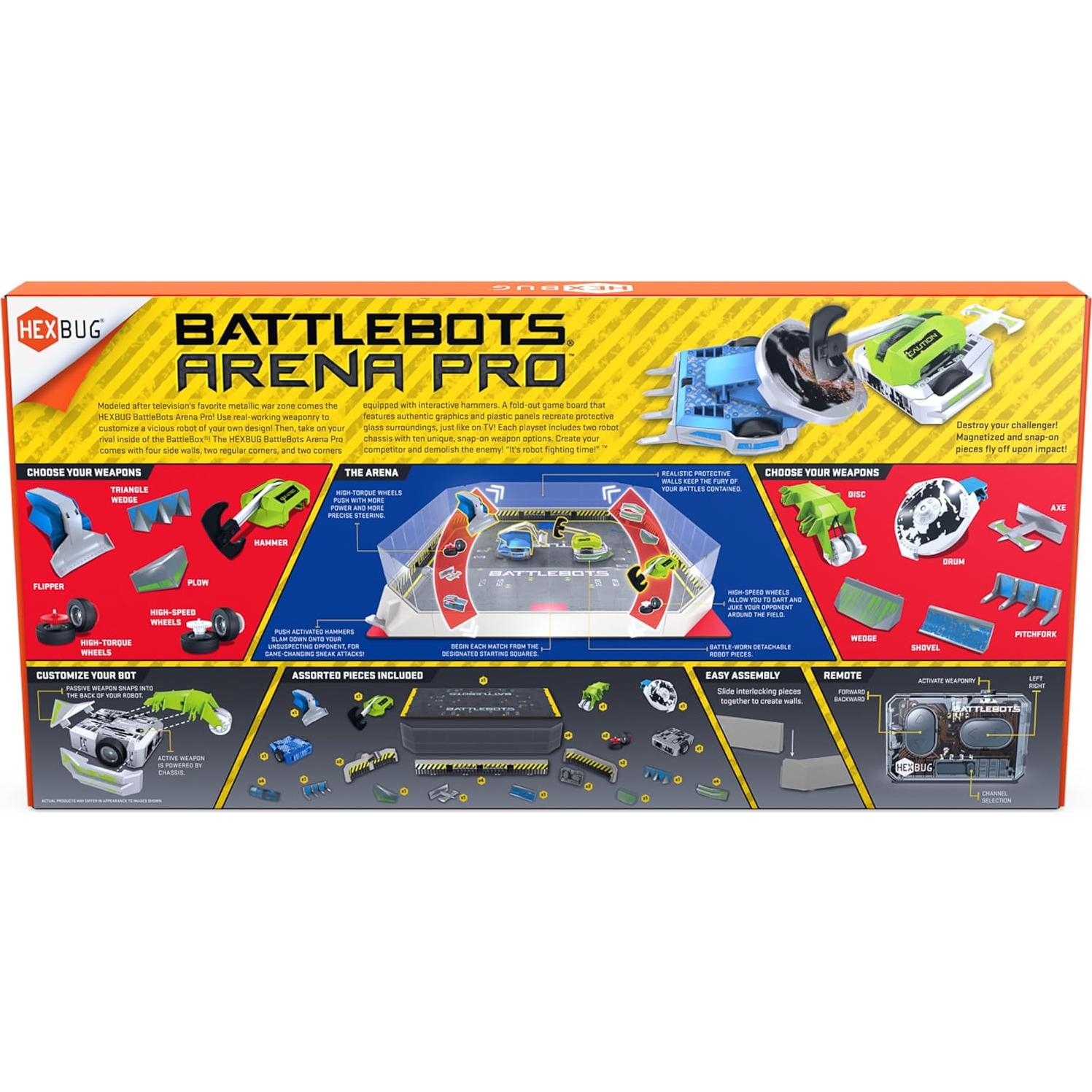 HEXBUG BattleBots Arena Pro - Juguete Robot Control Remoto 1.63kg