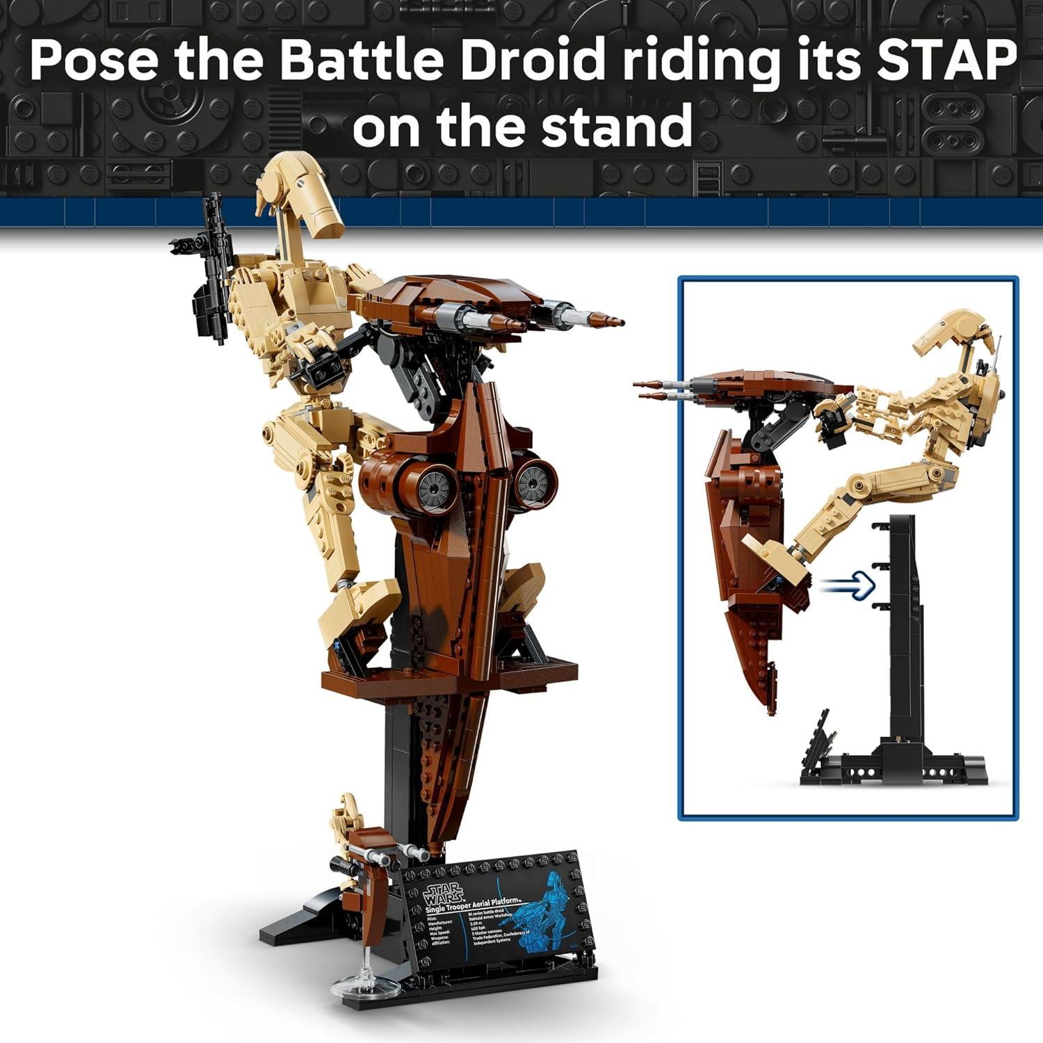 LEGO Star Wars Droide de Batalla con STAP 75428 - 1,088 Piezas