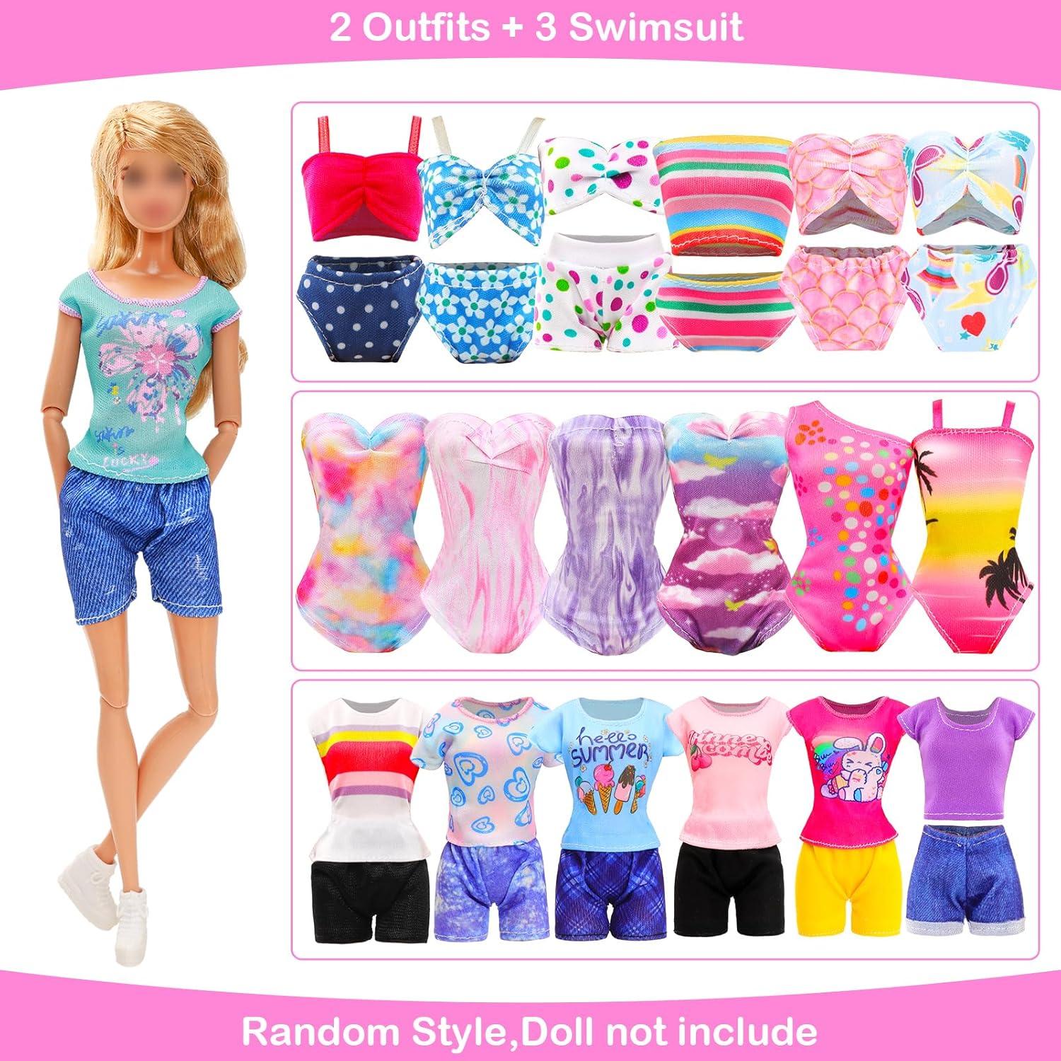 33 Piezas Ropa y Accesorios para Muñecas 29 cm BEABARZA