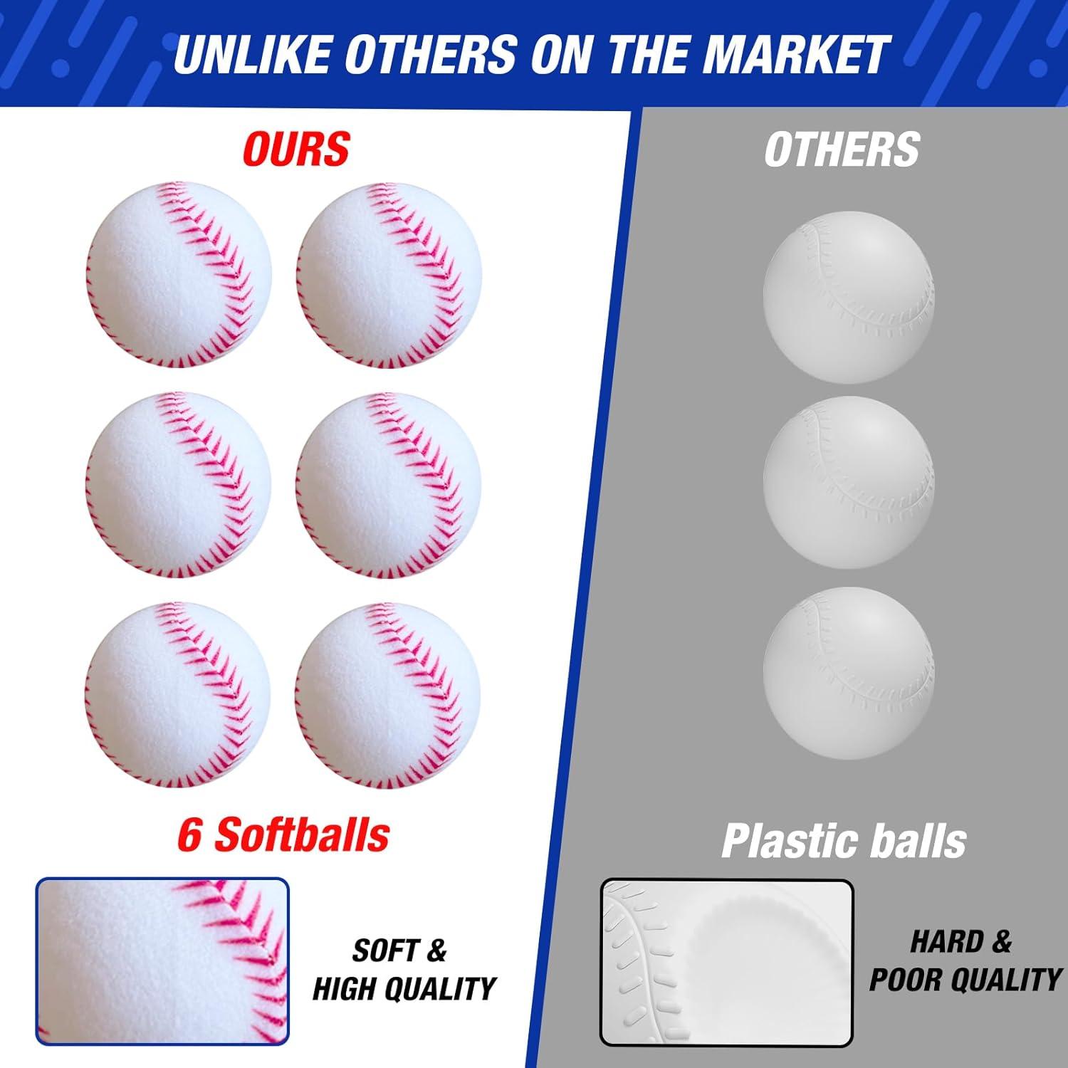 Set de béisbol 3 en 1 HYES para niños 3-5 años - Altura ajustable