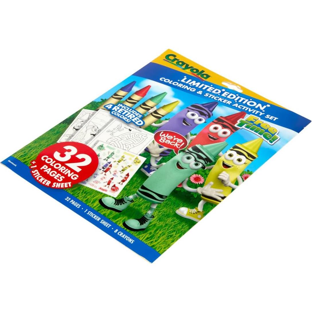Juego de Colorear Crayola Edición Limitada 32 Páginas 8 Crayones
