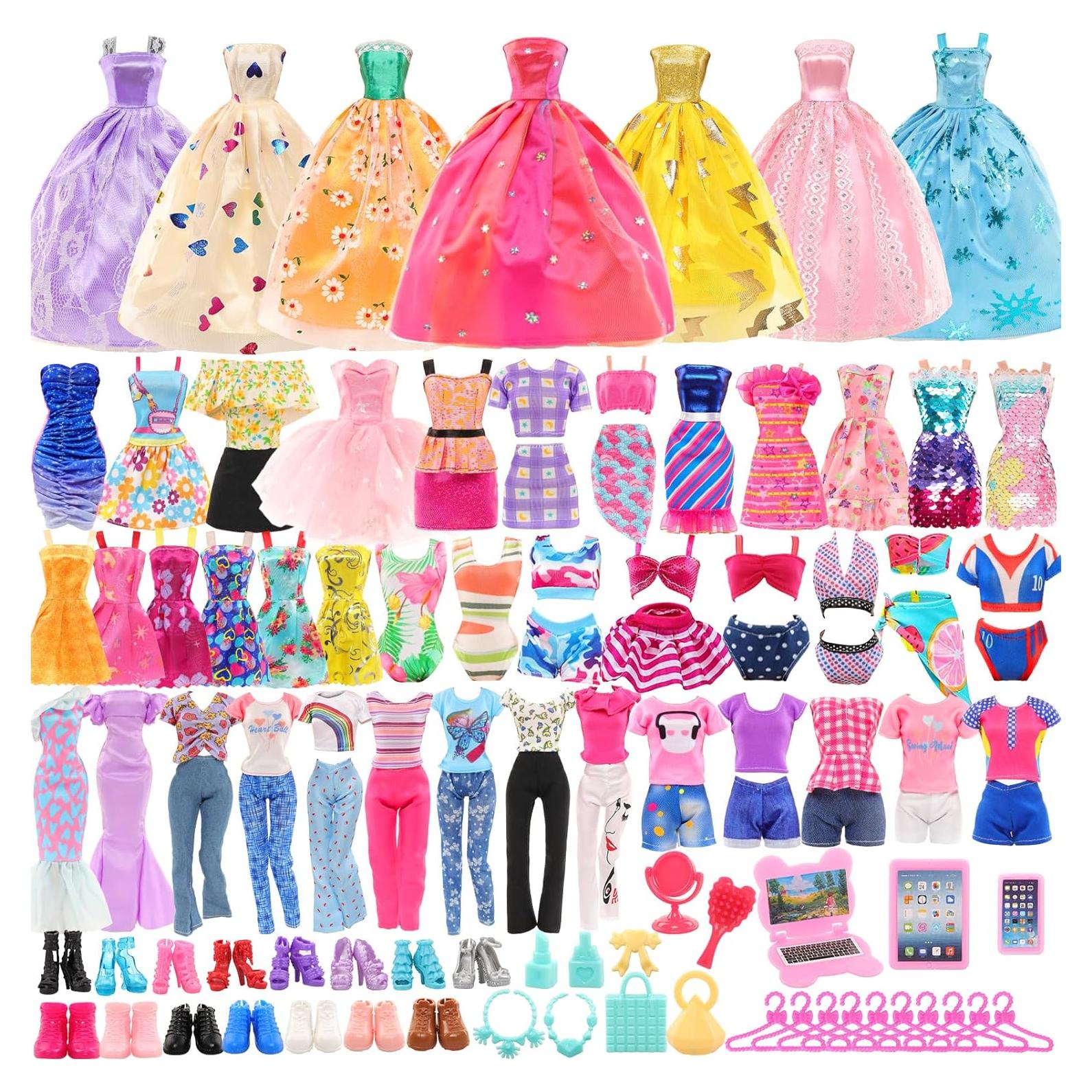 BARWA 57 Piezas Ropa y Accesorios para Muñeca 29 cm