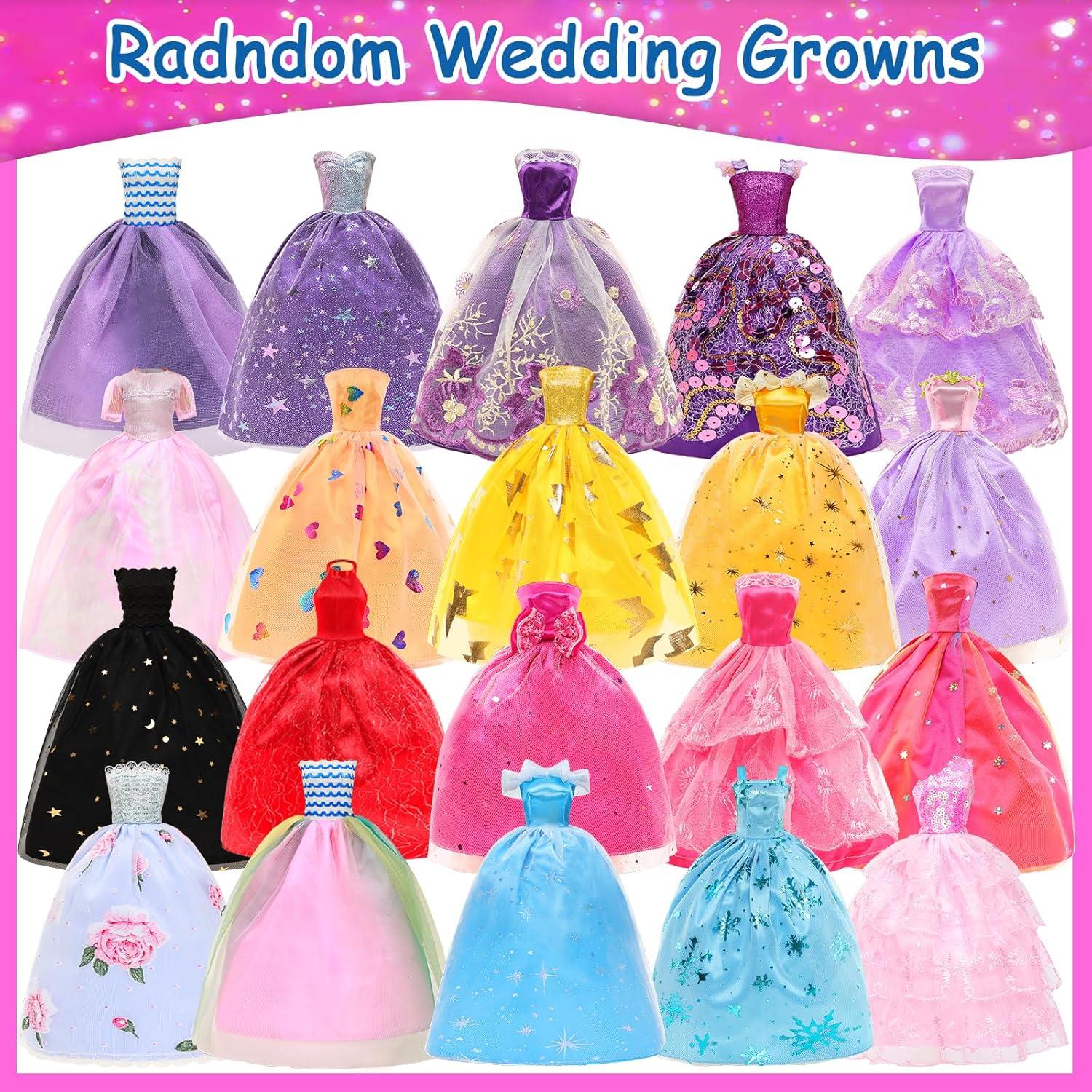 BARWA 57 Piezas Ropa y Accesorios para Muñeca 29 cm