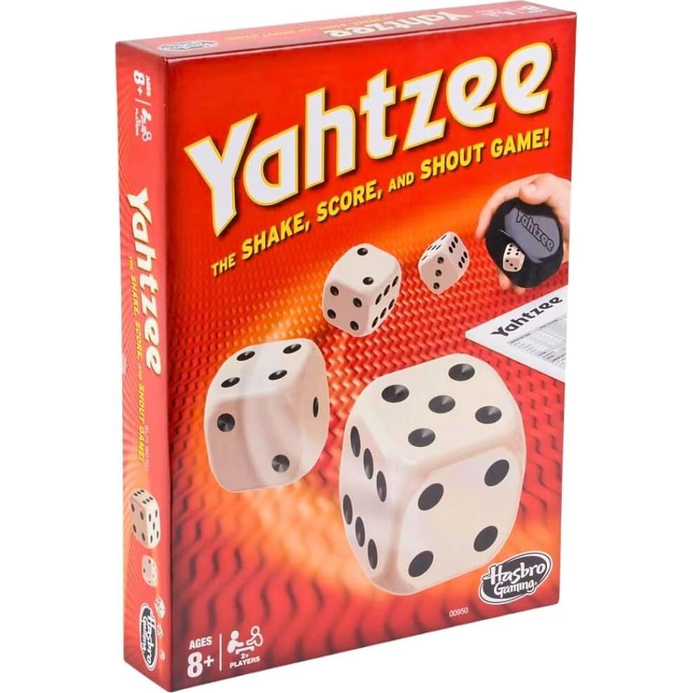 Juego de Dados Yahtzee Hasbro, Clásico para 8+ Años