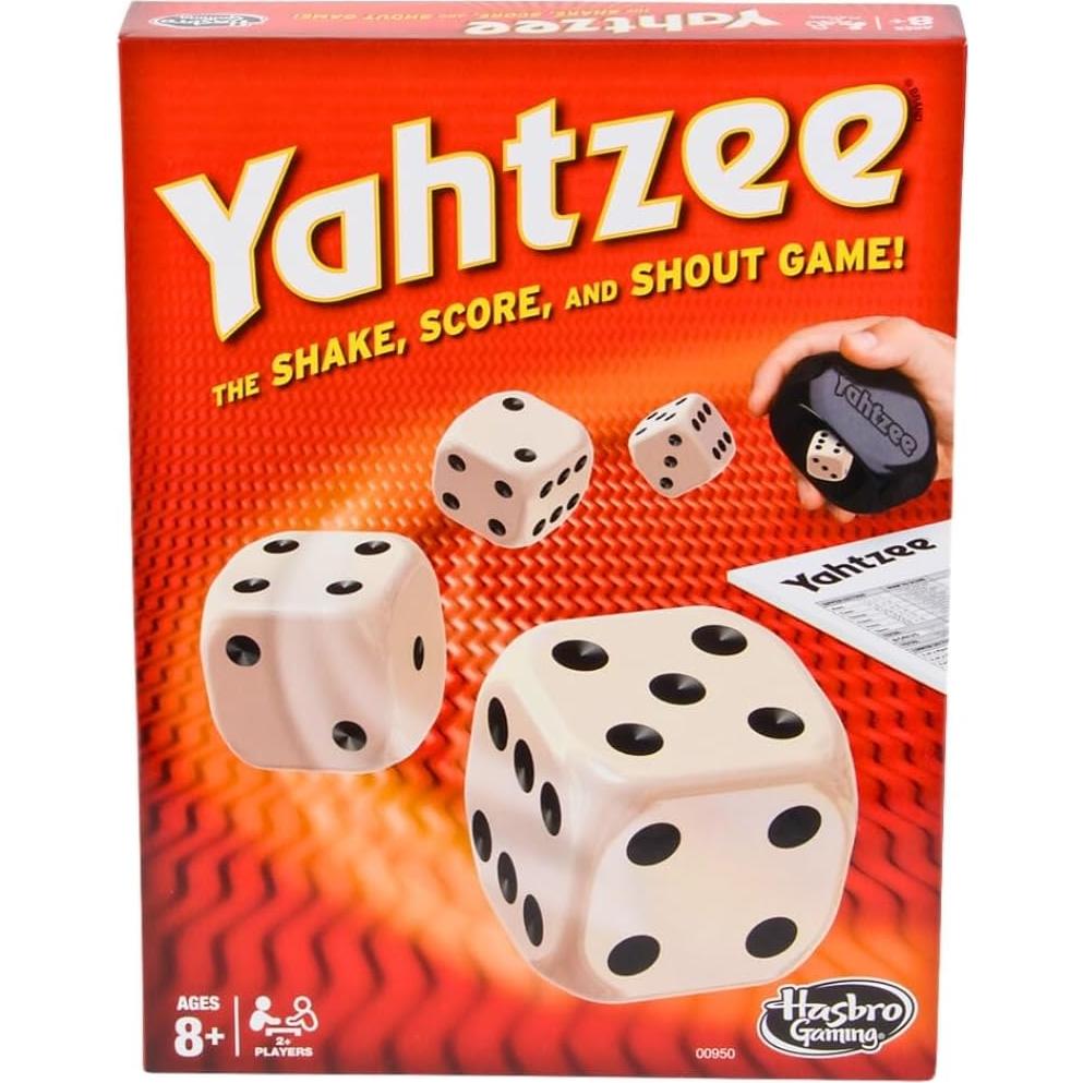 Juego de Dados Yahtzee Hasbro, Clásico para 8+ Años