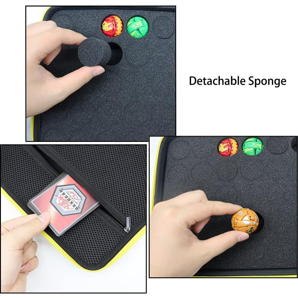 Contenedor Organizador de Juguetes Bakugan FCDYLBD 33x23x6.1cm Negro