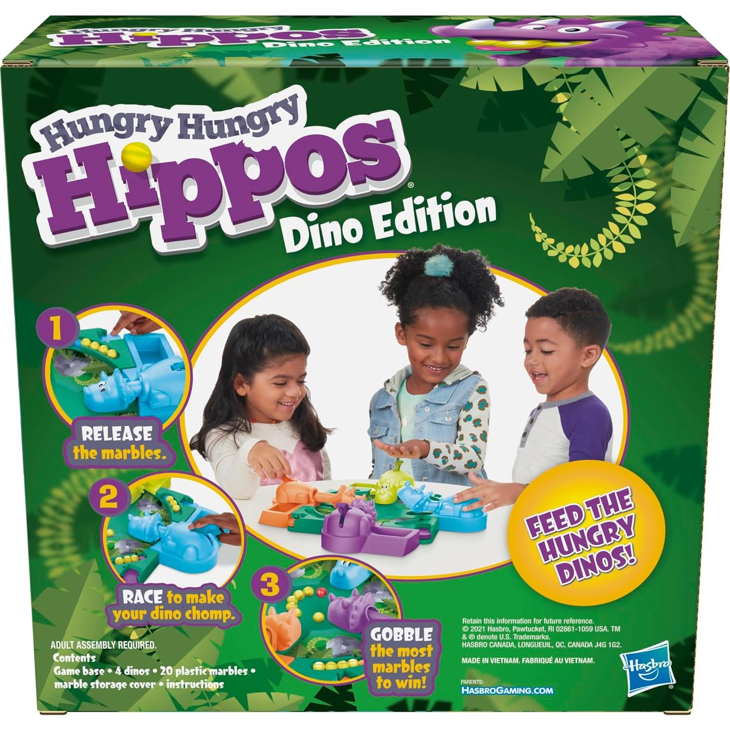 Juego de Mesa Hasbro Hungry Hungry Hippos Edición Dino