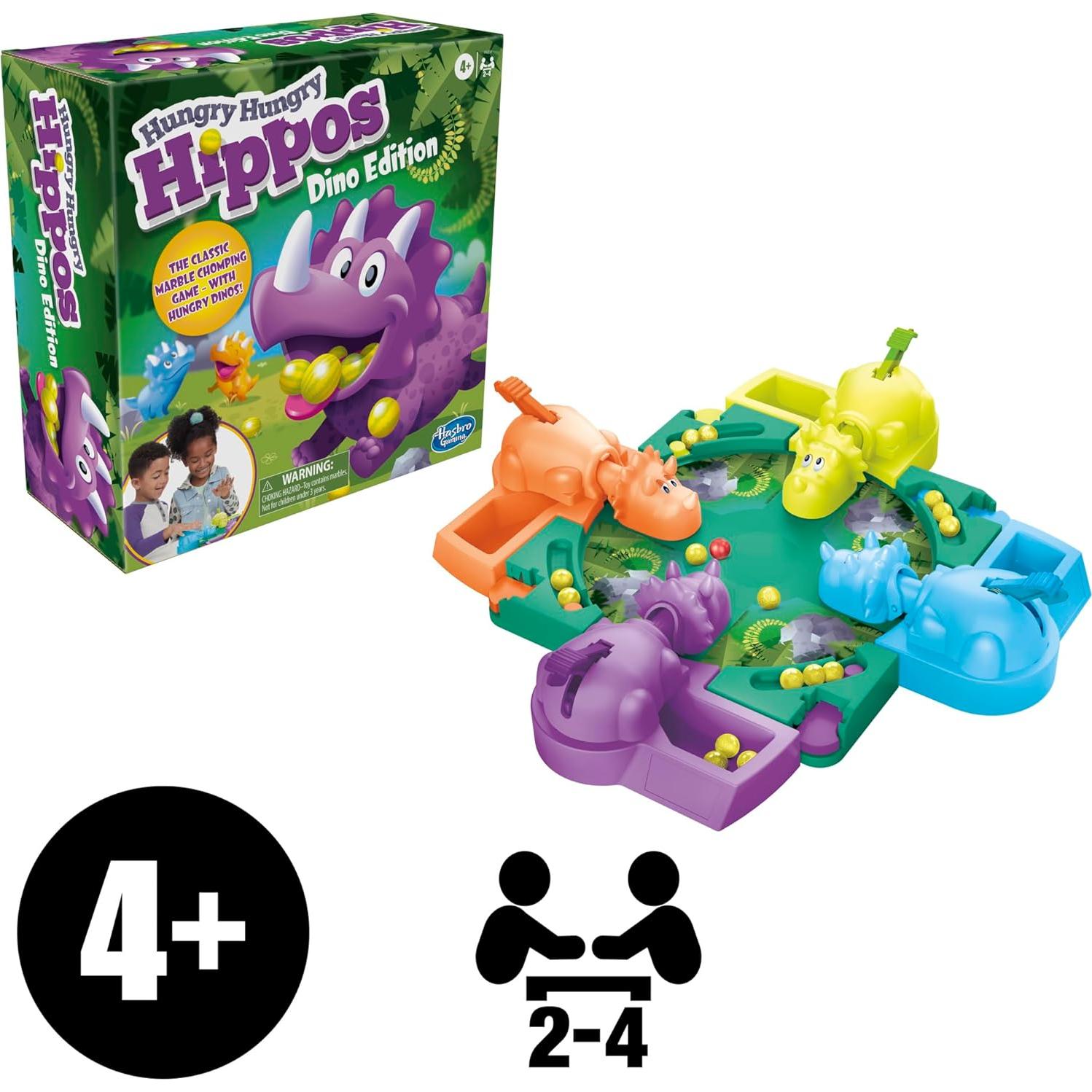 Juego de Mesa Hasbro Hungry Hungry Hippos Edición Dino