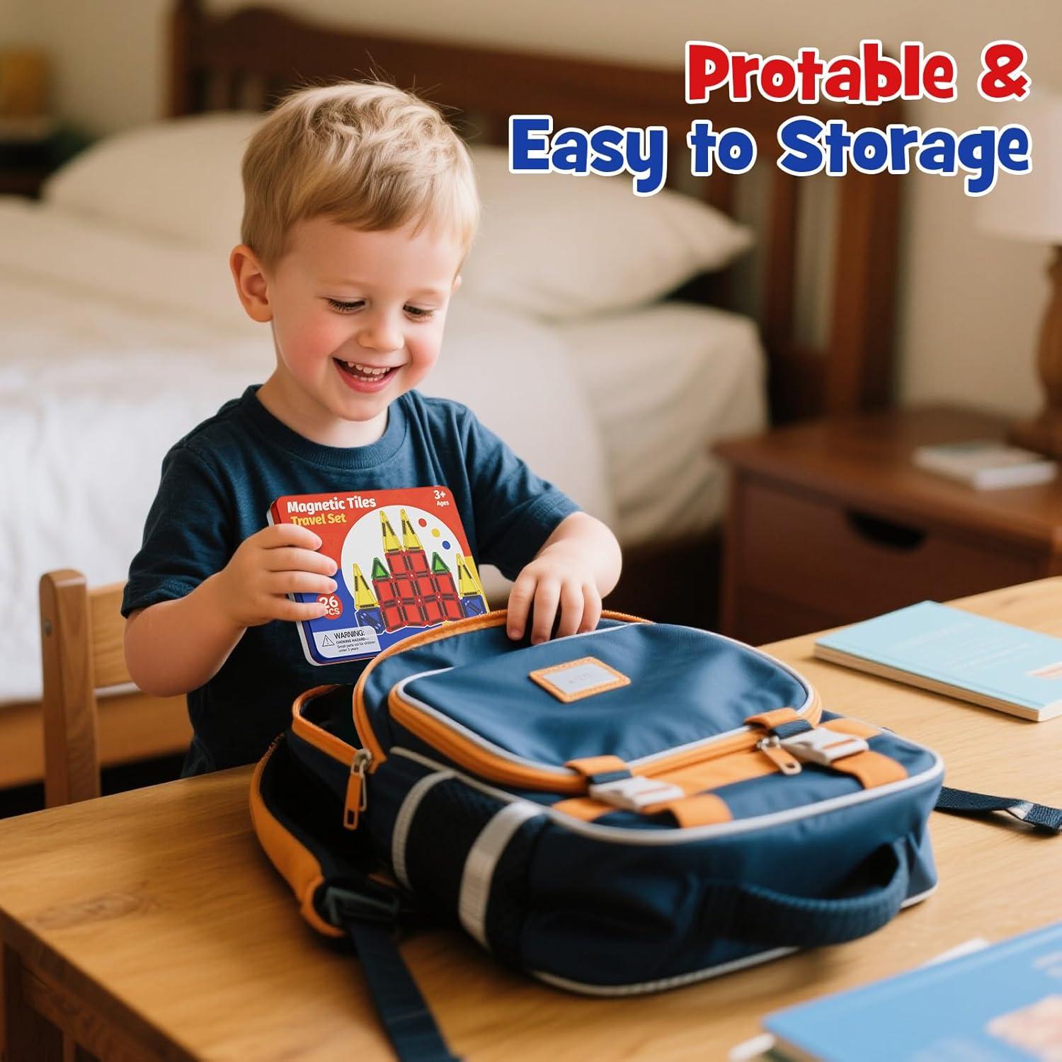 Mini Azulejos Magnéticos WMXDU 26 Piezas para Niños 3+ Años