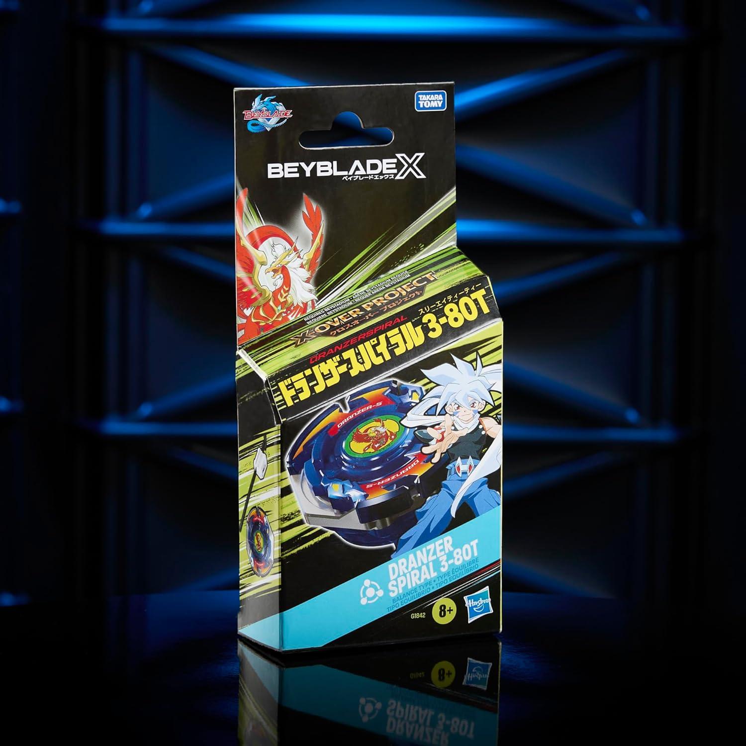 Beyblade X Dranzer Espiral 3-80T Tipo Balance con Lanzador