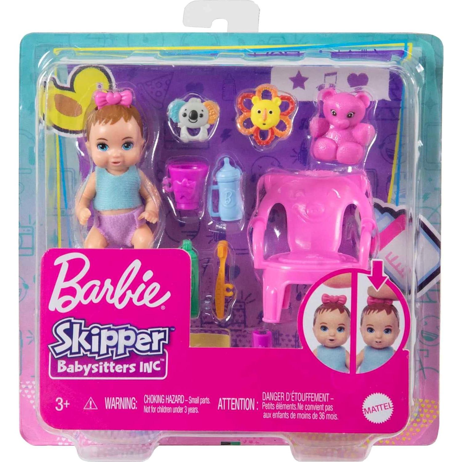 Muñeca Skipper Barbie con set de juego y accesorios