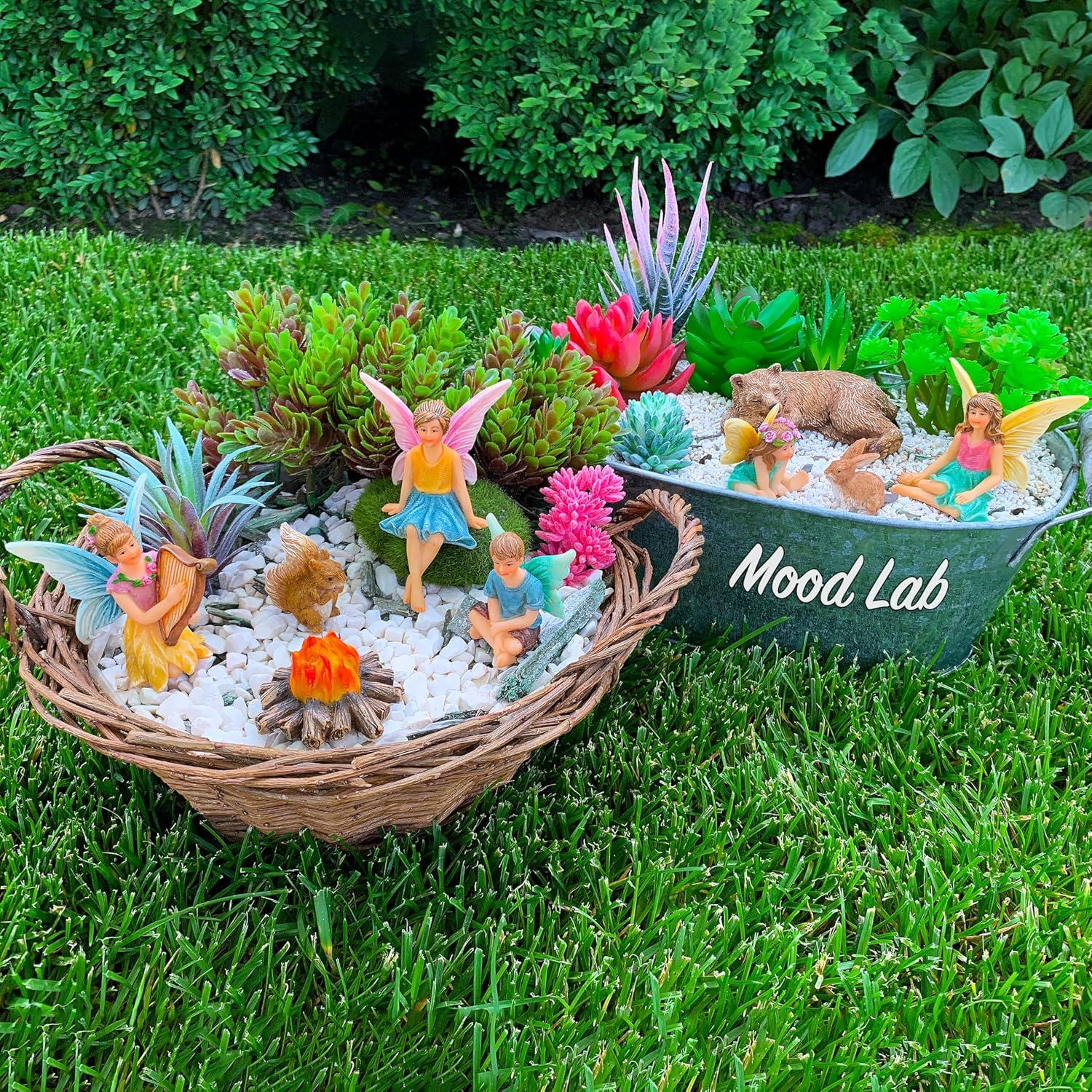 Kit de Camping Jardín de Hadas Mood Lab - 9 Piezas Miniatura