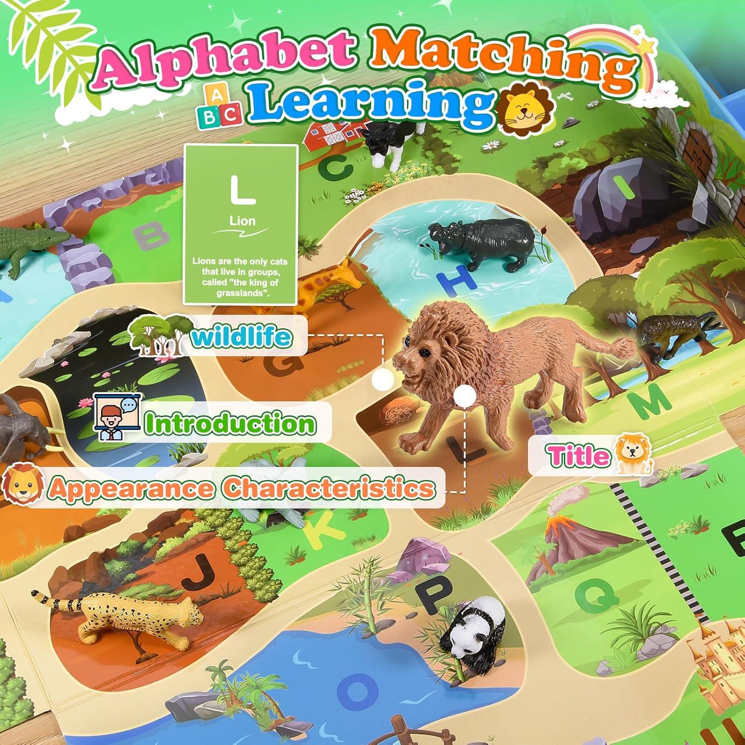 Juguete de Animales de Granja SnapGlowz - 26 Piezas para Niños