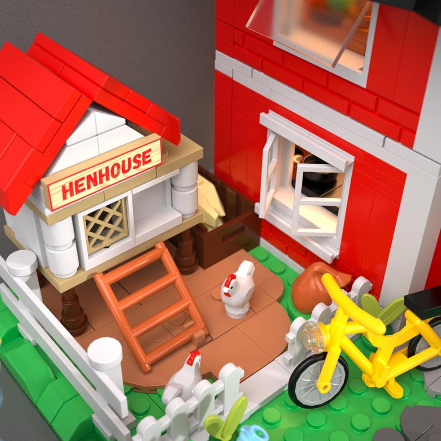 Juego de Construcción Casa de Campo OWNONE 1 con Iluminación LED - 1268 Piezas