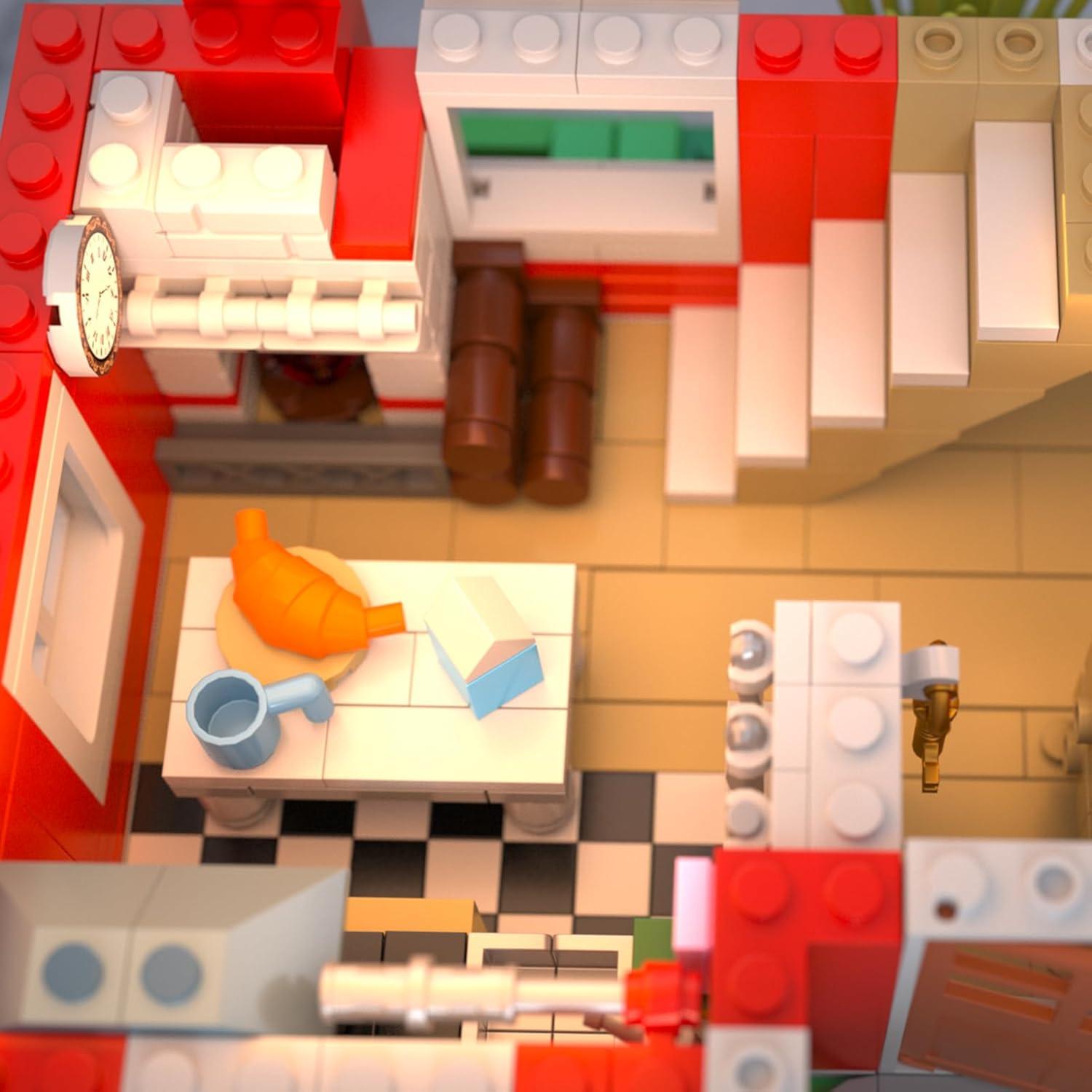 Juego de Construcción Casa de Campo OWNONE 1 con Iluminación LED - 1268 Piezas