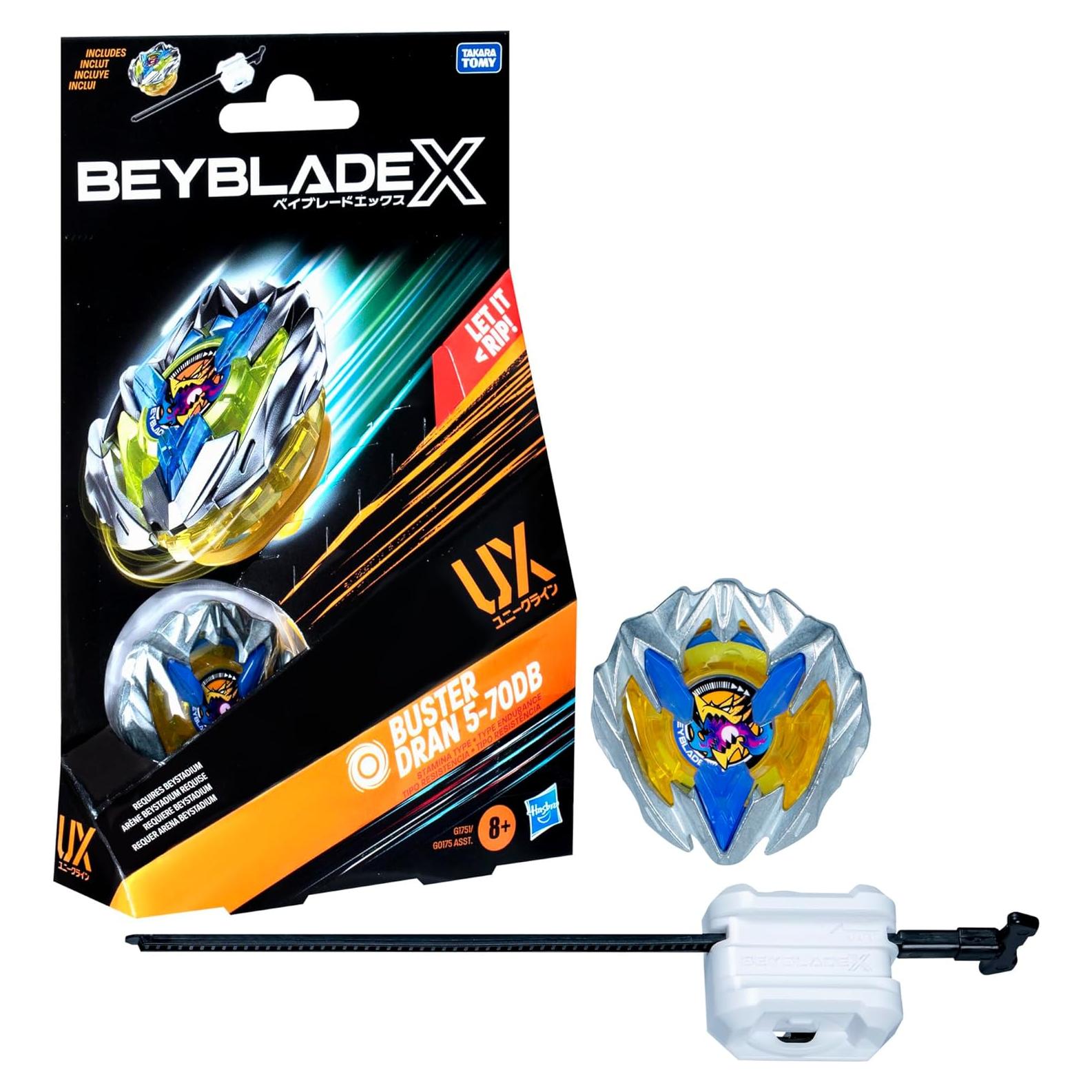 Paquete Inicial Beyblade X Buster Dran 5-70DB UX con Lanzador