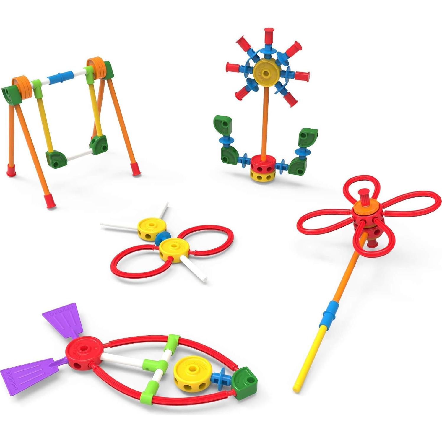 Set de Construcción Tinkertoy - 100 Piezas - Lata Retro