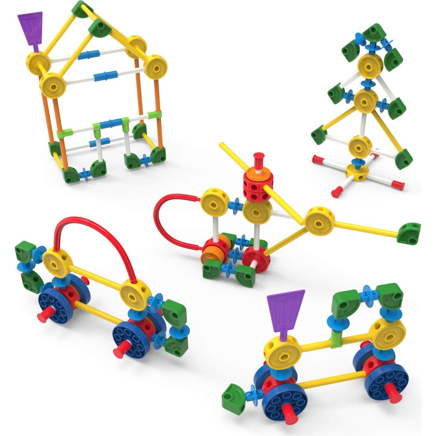 Set de Construcción Tinkertoy - 100 Piezas - Lata Retro