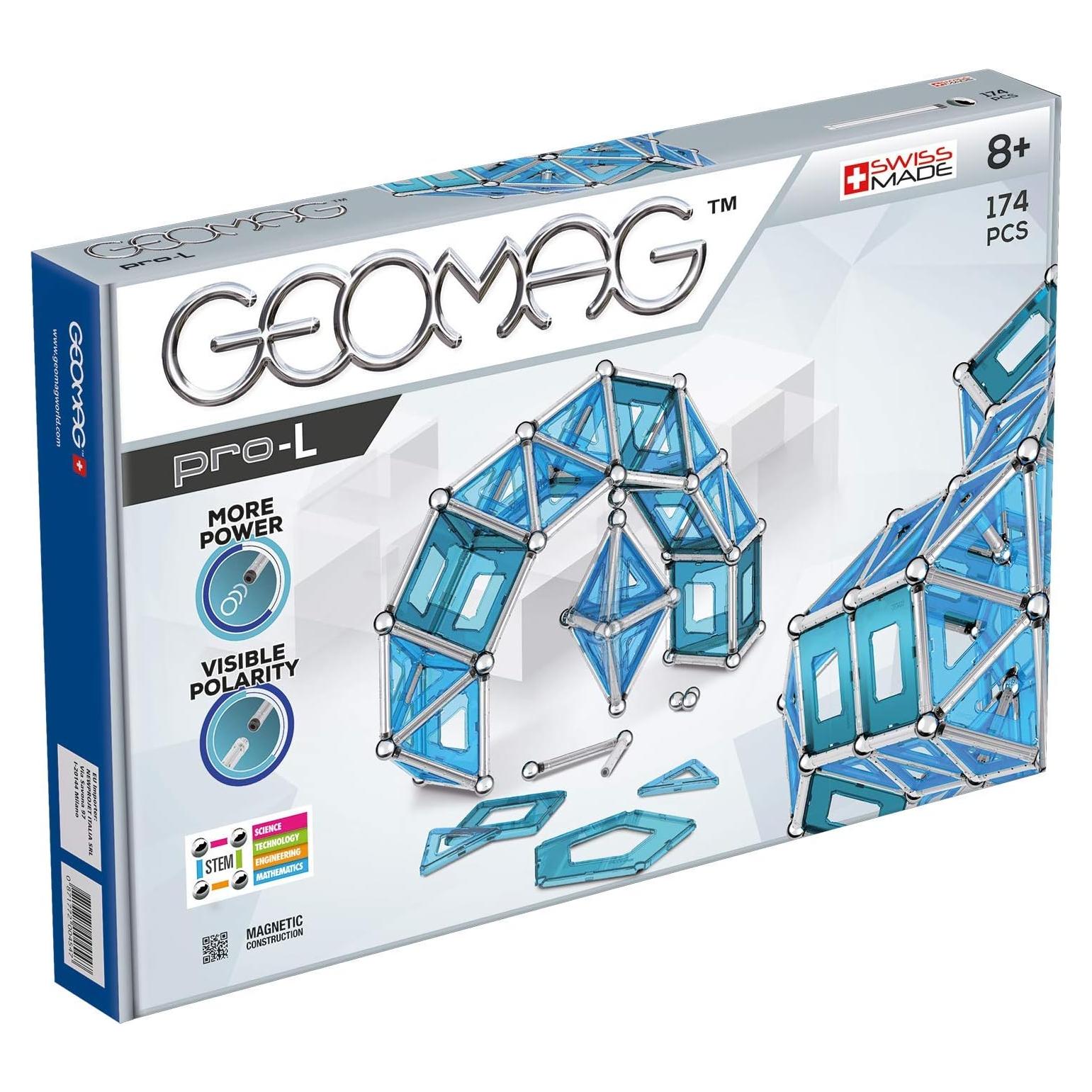 Geomag Pro-L Set de Construcción Magnética 174 Piezas STEM