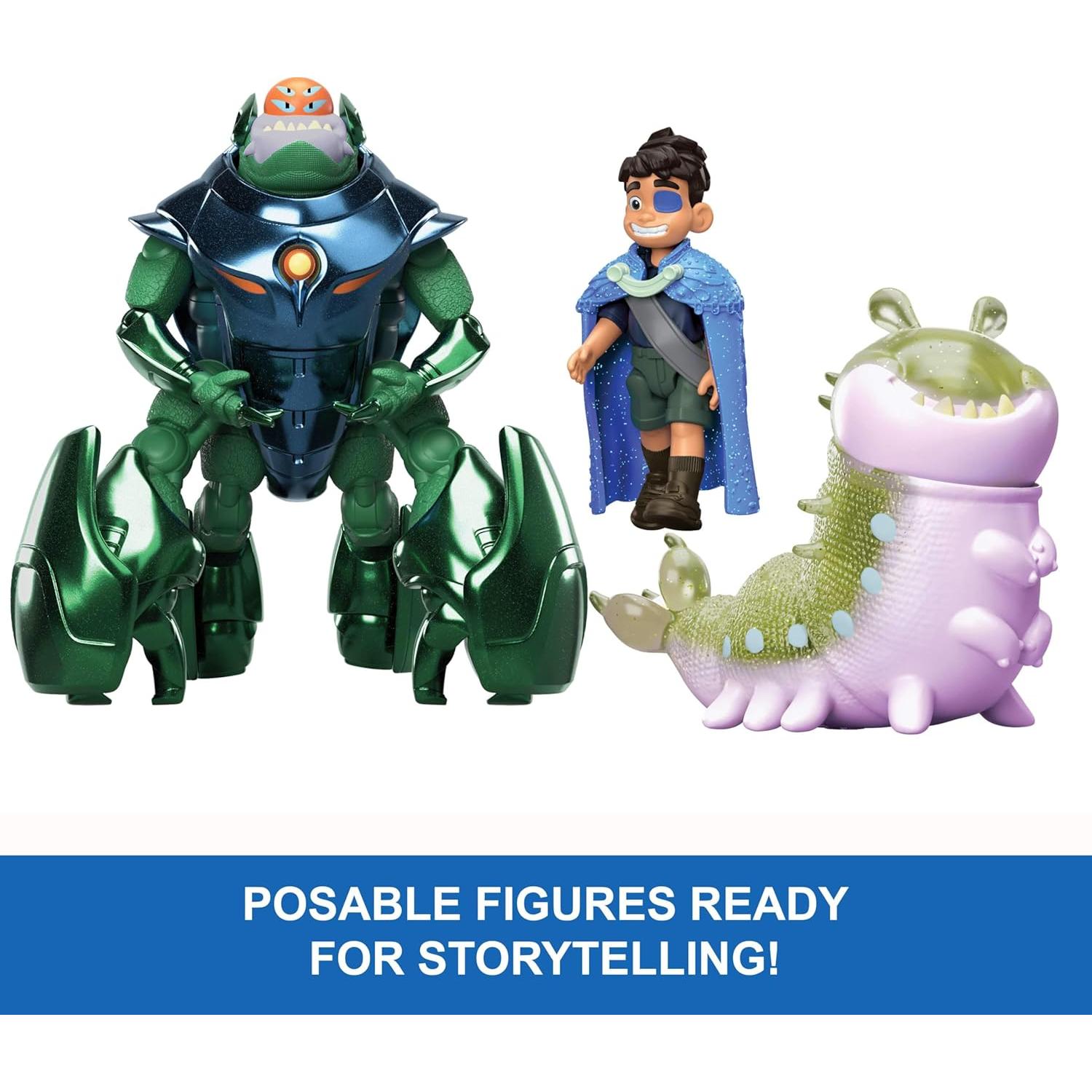 Figuras de acción Mattel Disney Pixar Elio Cuentacuentos 3 pcs