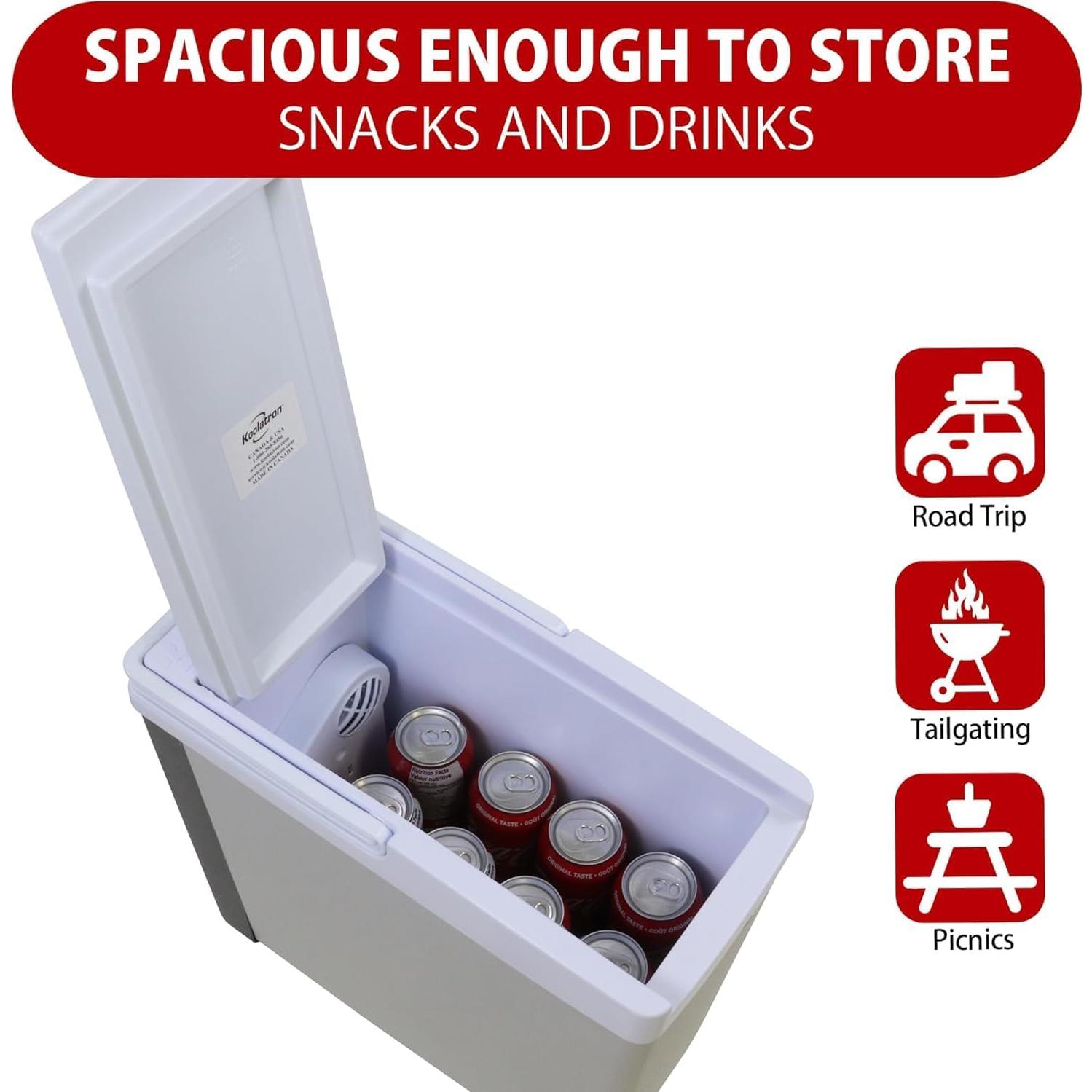 Enfriador Eléctrico Koolatron P20 17L para Auto y Camping