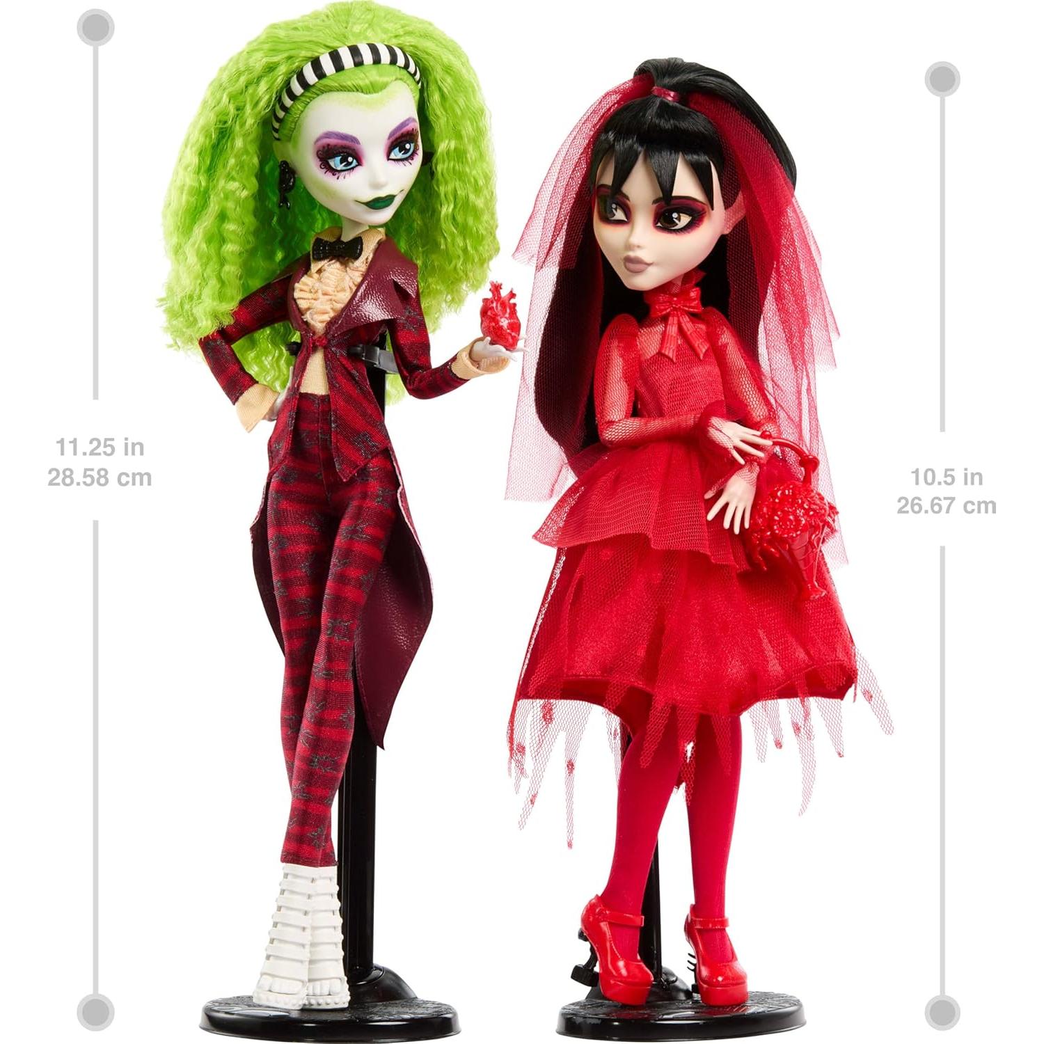 Muñeca Coleccionable Monster High Skullector Beetlejuice 2-Pack