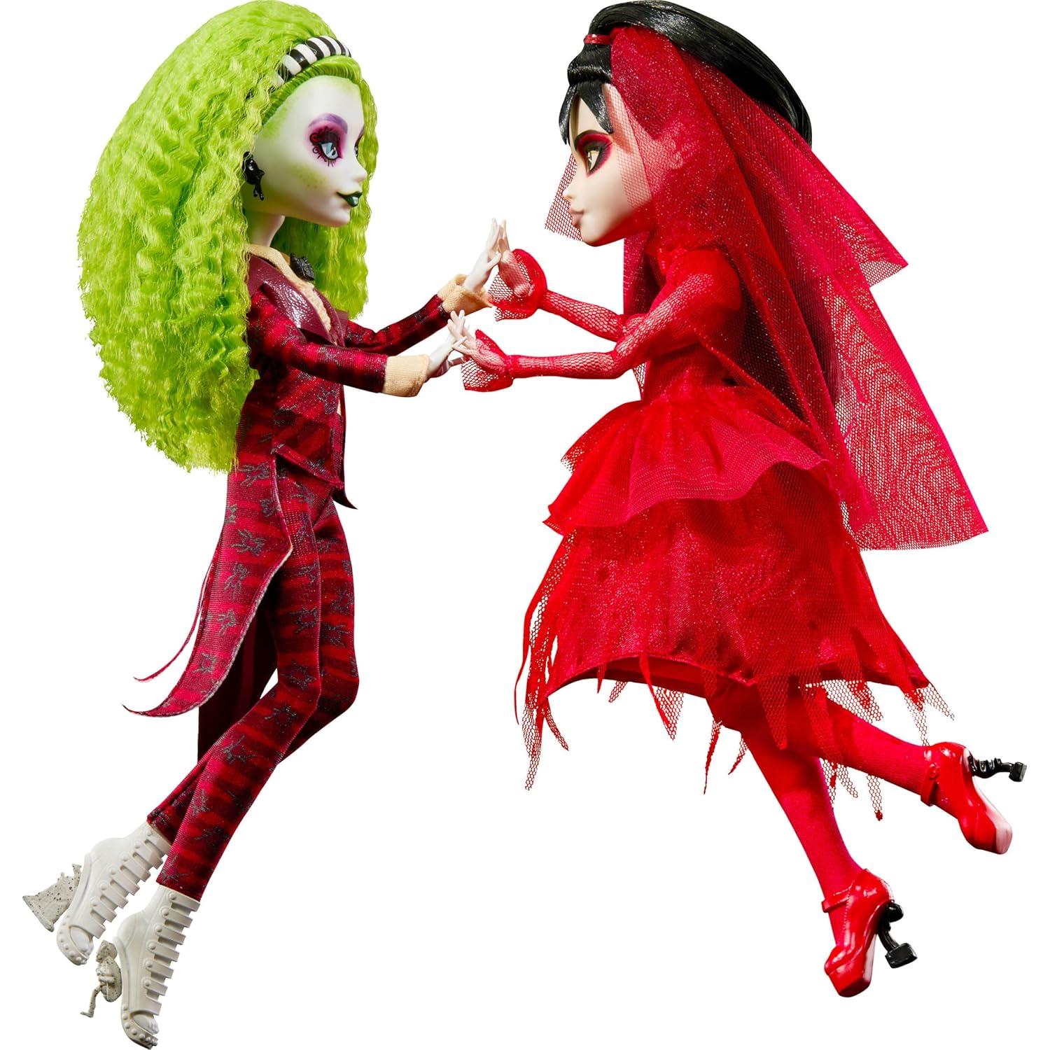 Muñeca Coleccionable Monster High Skullector Beetlejuice 2-Pack