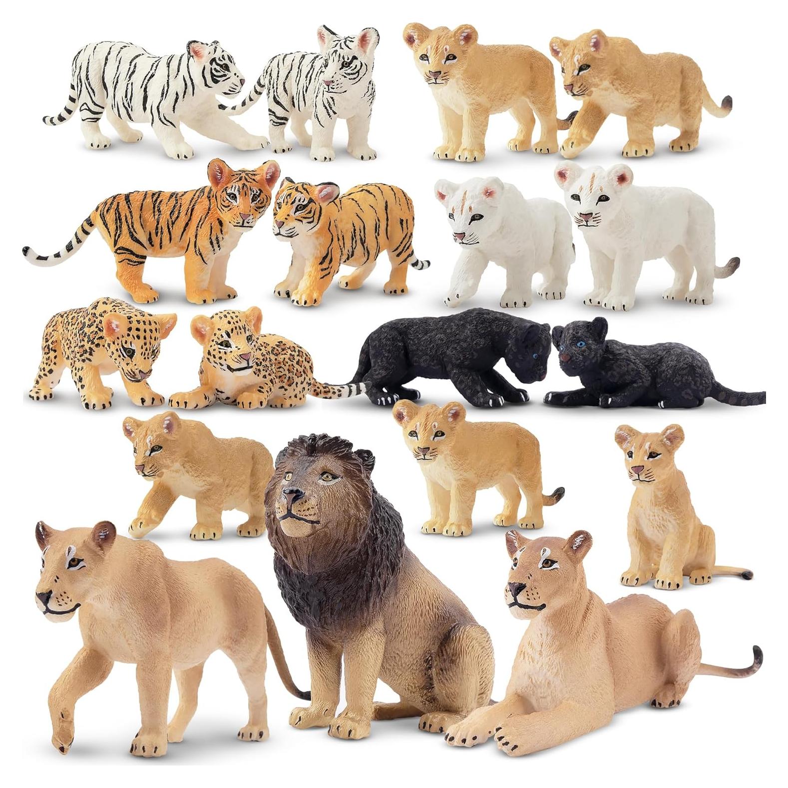 Set de Figuras de Animales Safari Toymany 18 Piezas Realistas