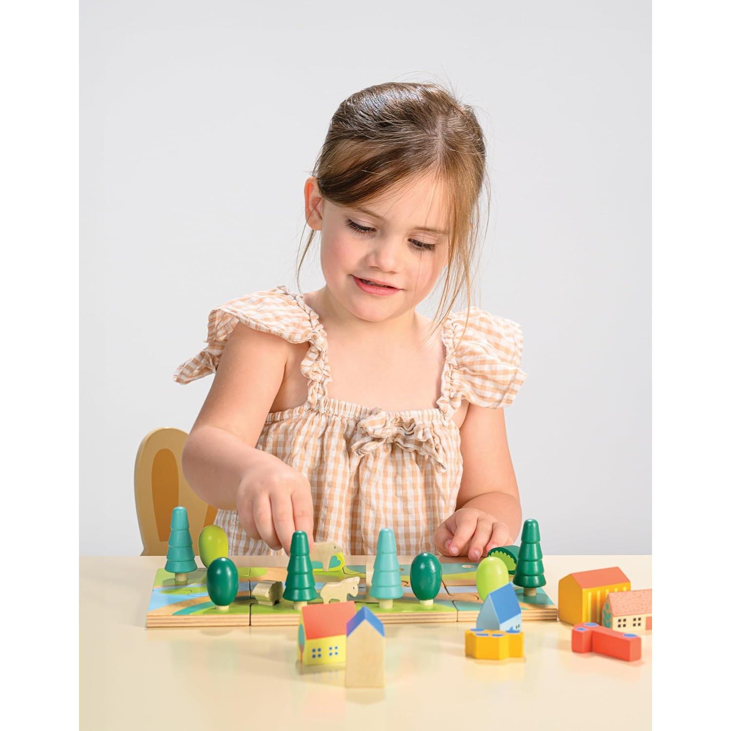 Juego de Madera Tiny Town Mentari - Rompecabezas 29 Piezas