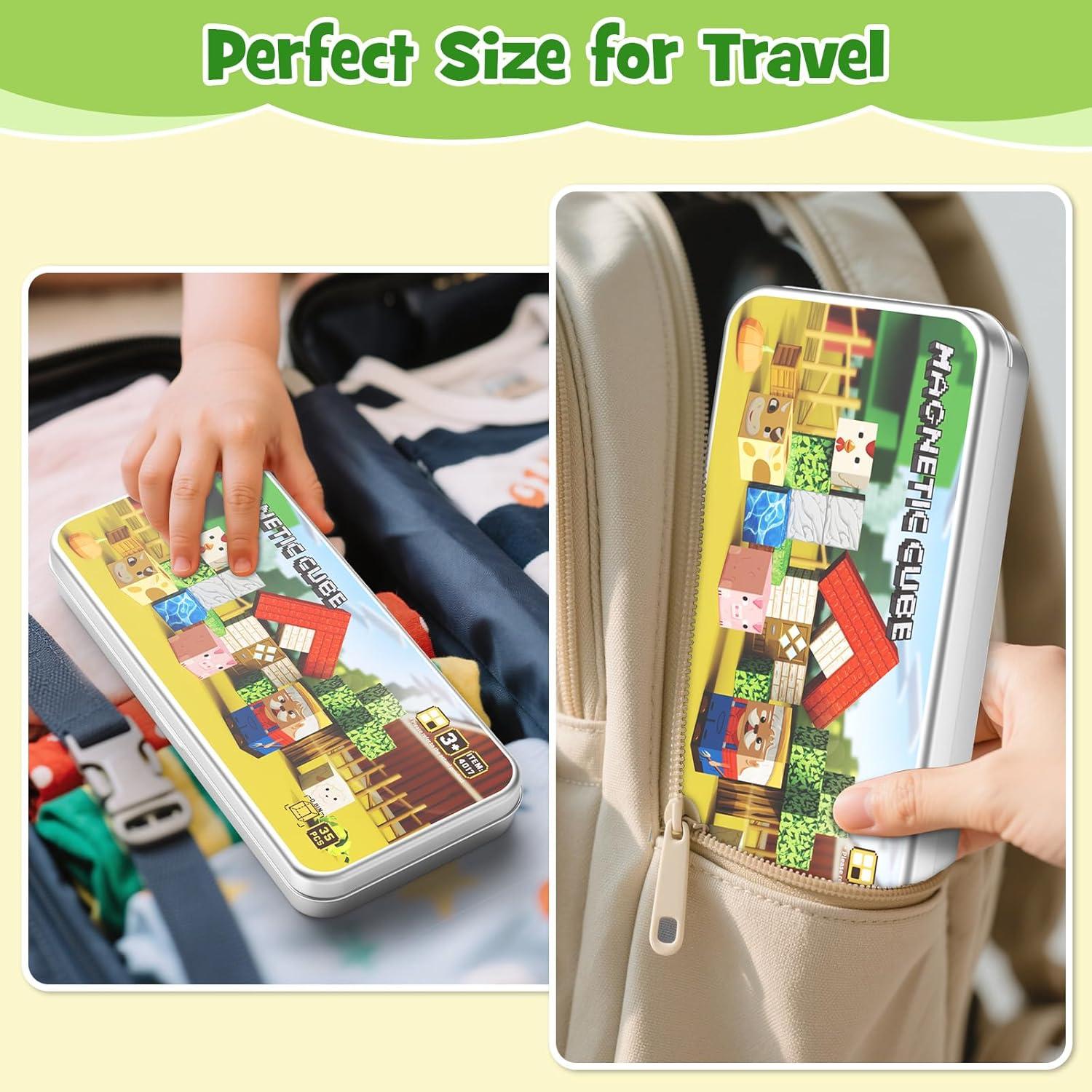 Juguetes de Viaje Magnéticos de Animales de Granja 35PCS